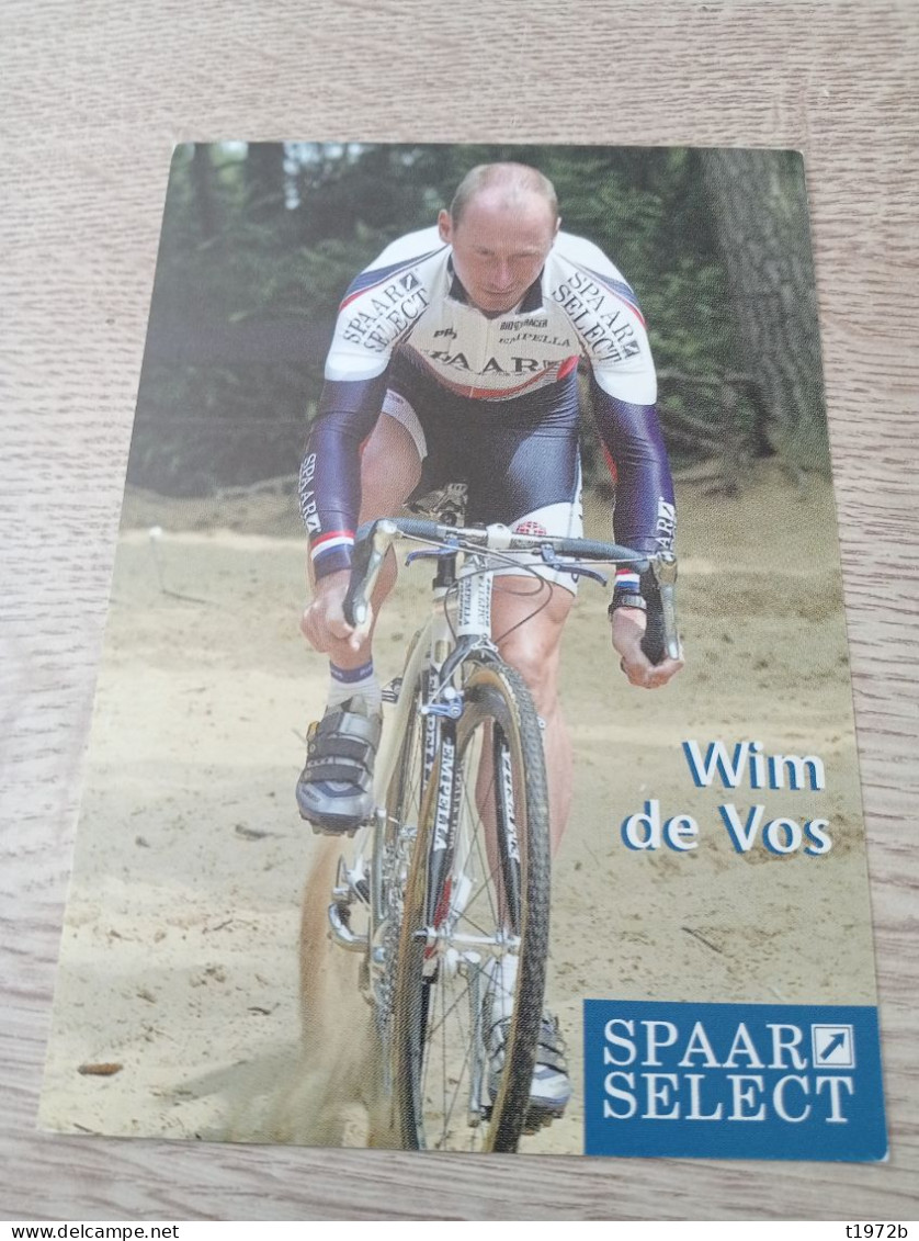 Cyclisme Cycling Ciclismo Ciclista Wielrennen Radfahren DE VOS WIM (Spaarselect 2001) - Wielrennen