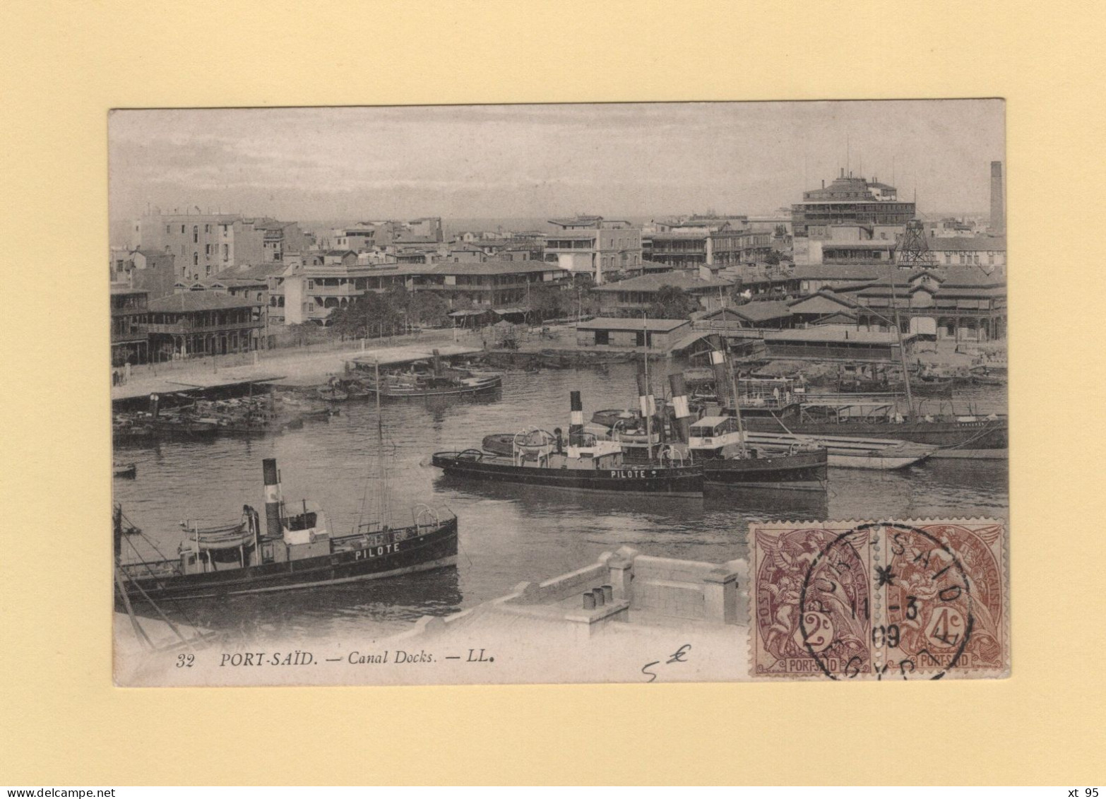 Type Blanc - Port Said - Egypte - 1909 - Lettres & Documents