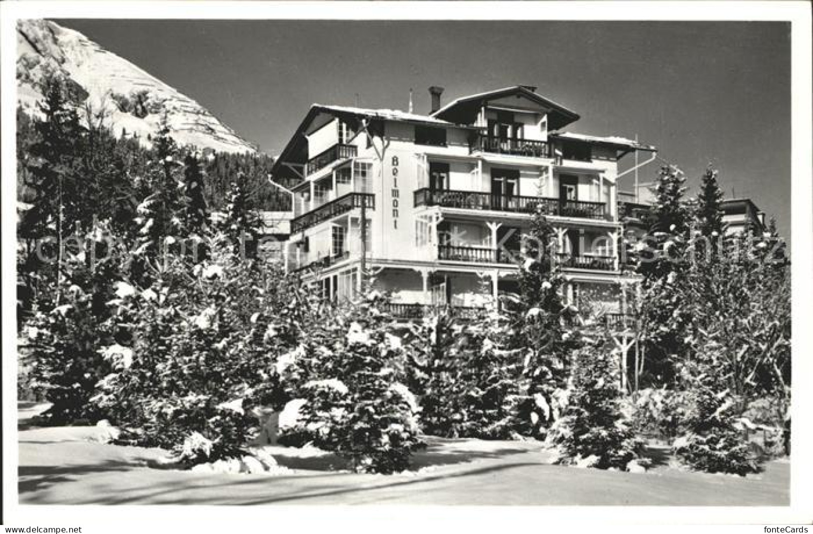 12008688 Davos Platz GR Privathotel Belmont Winterimpressionen Davos Platz GR - Sonstige & Ohne Zuordnung