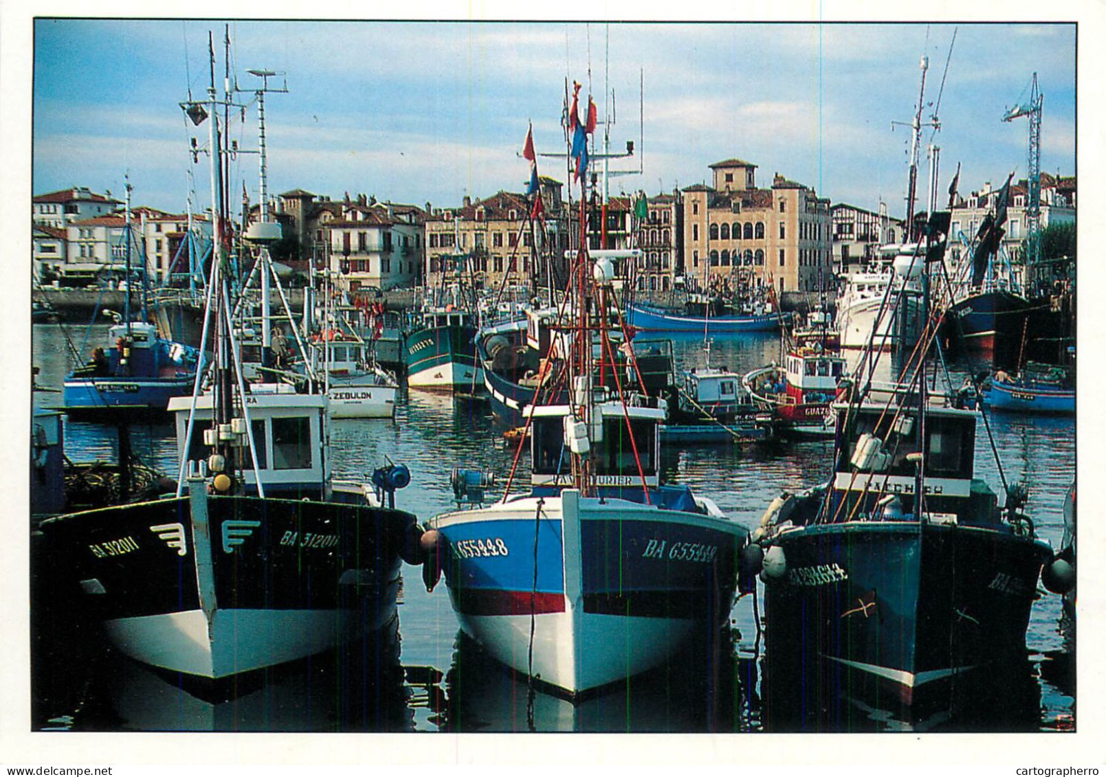 Navigation Sailing Vessels & Boats Themed Postcard St. Jean De Luz Cote Basque - Velieri