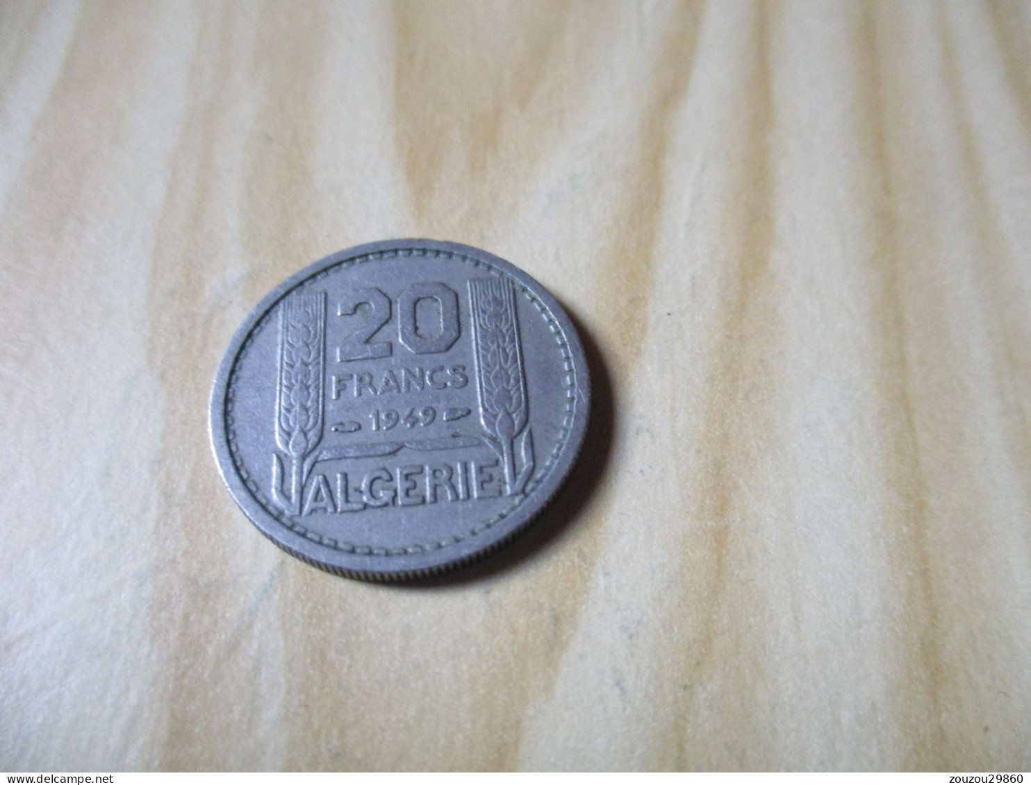 Algérie - 20 Francs Turin 1949.N°693. - Algerije