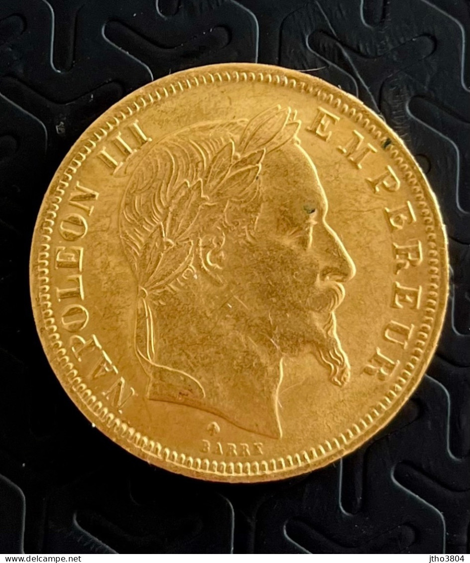 Second Empire - 50 Francs Or Napoléon III Tête Lauree 1863 Paris - 50 Francs (oro)