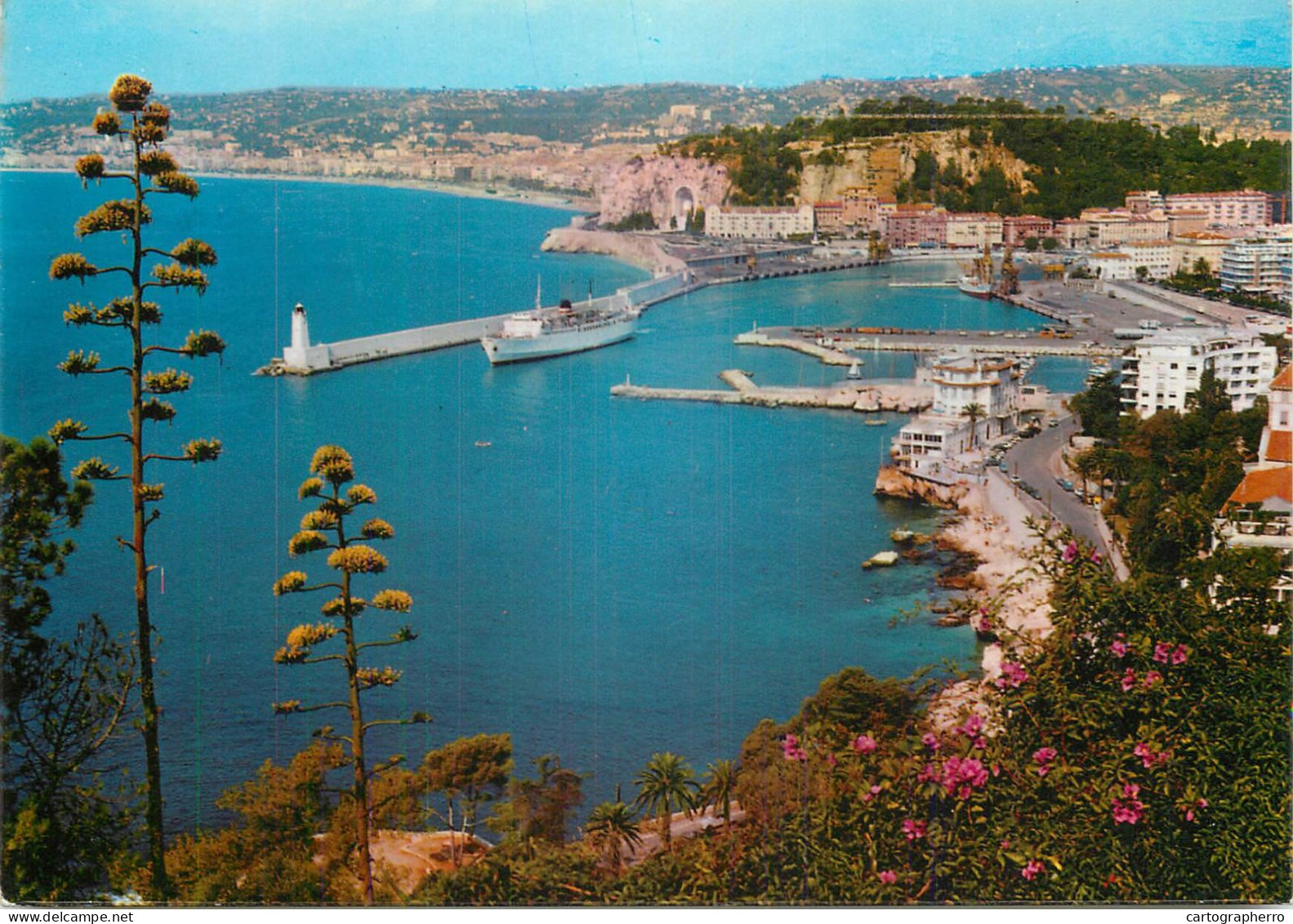 Navigation Sailing Vessels & Boats Themed Postcard Nice Harbour - Sailing Vessels