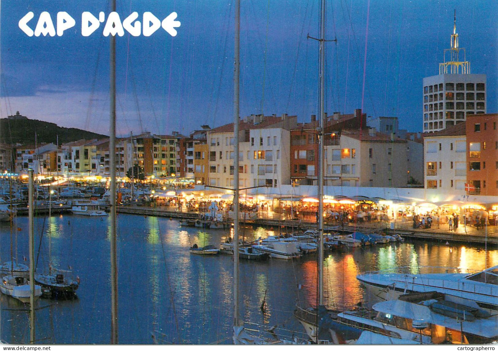 Navigation Sailing Vessels & Boats Themed Postcard Cap D'Agde - Sailing Vessels