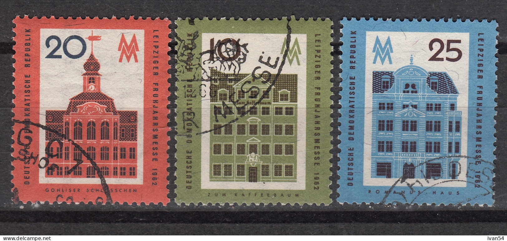 DDR 586-8 – (0) – Leipziger Messe - 1962 - Usados