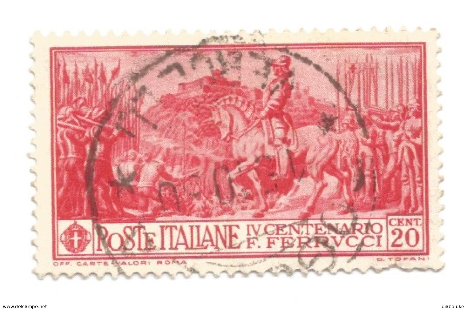 (REGNO D'ITALIA), 1930, FRANCESCO FERRUCCI - 2 Francobolli Usati - Used