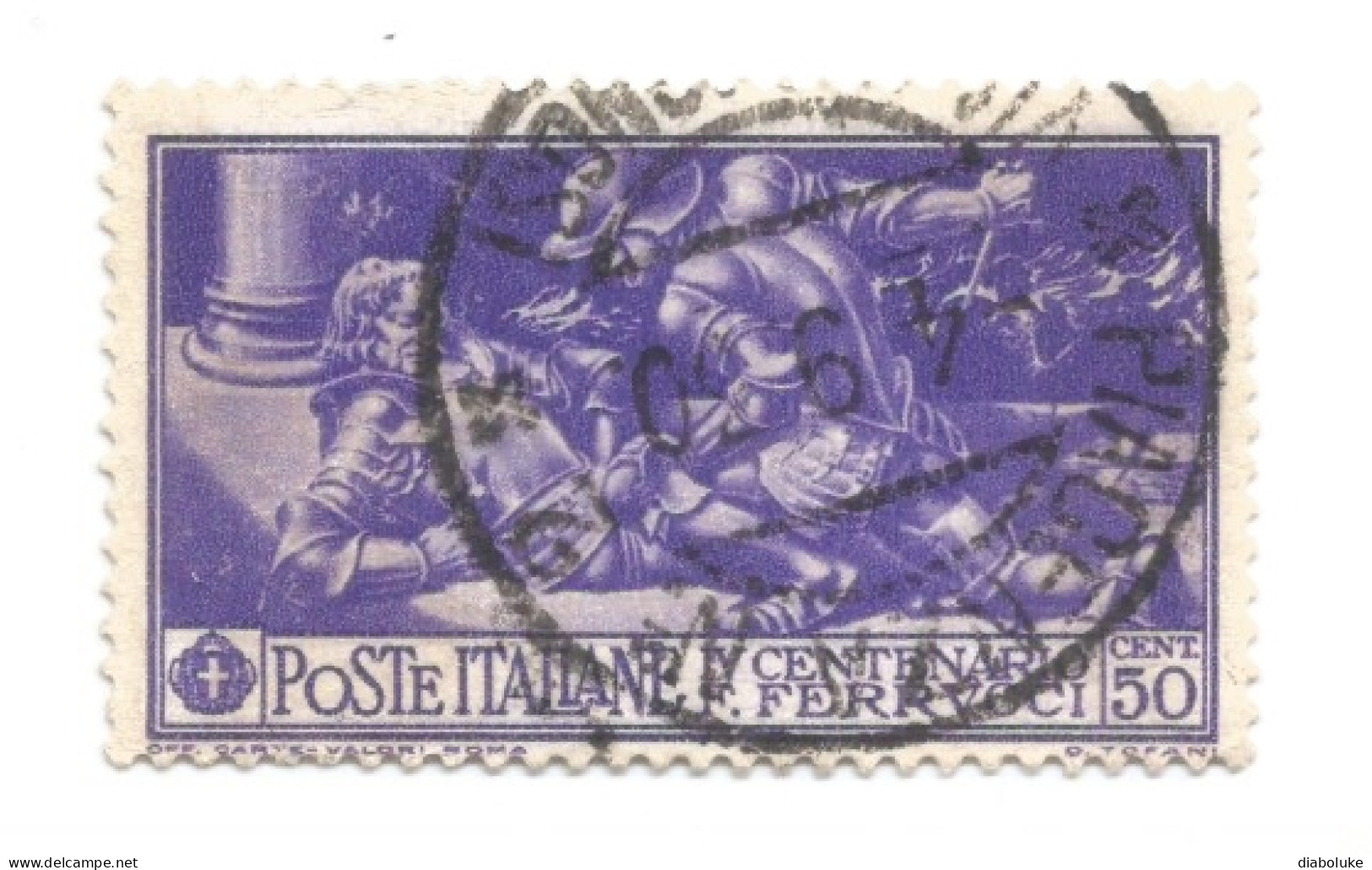 (REGNO D'ITALIA), 1930, FRANCESCO FERRUCCI - 2 Francobolli Usati - Used