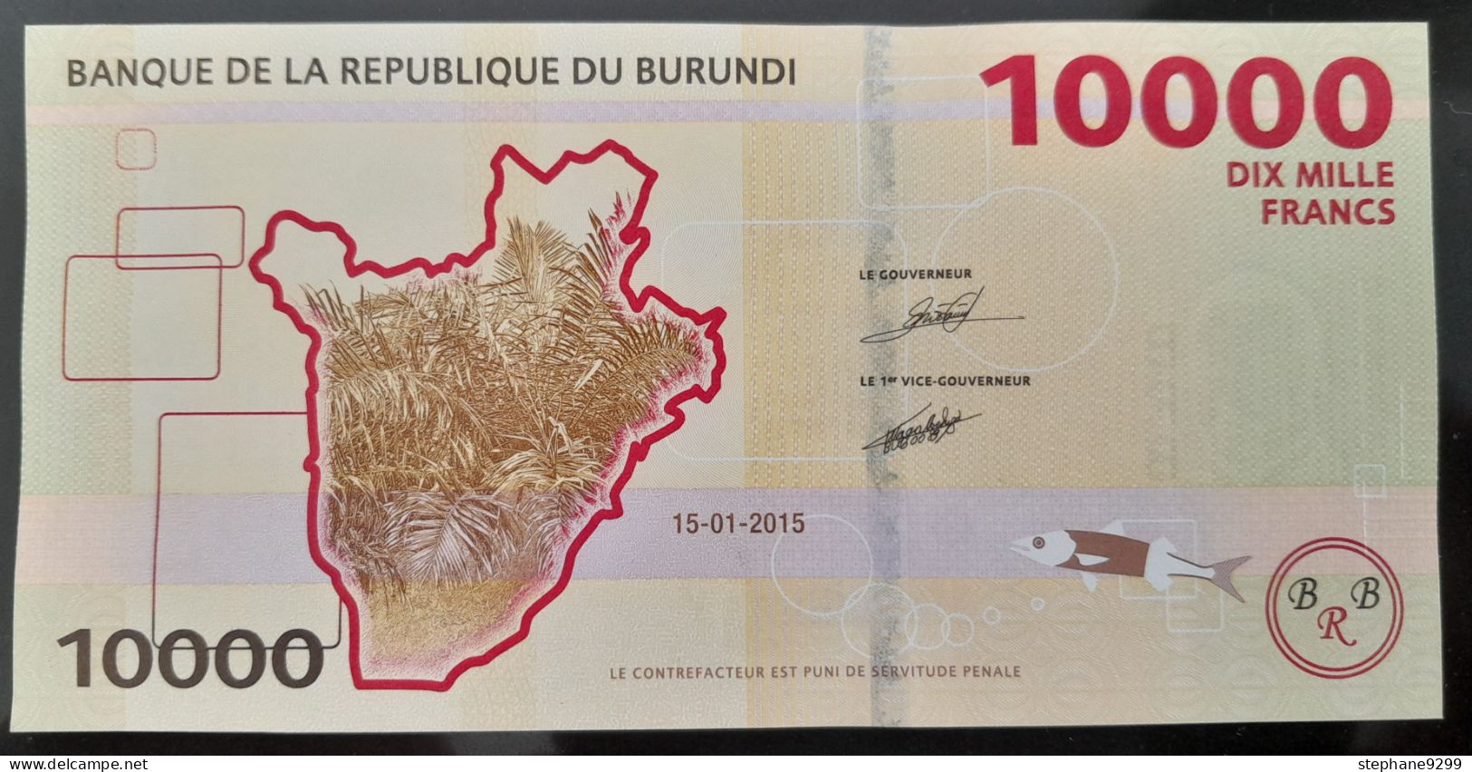 BURUNDI 10000 FRANCS 2015 NEUF/UNC - Burundi