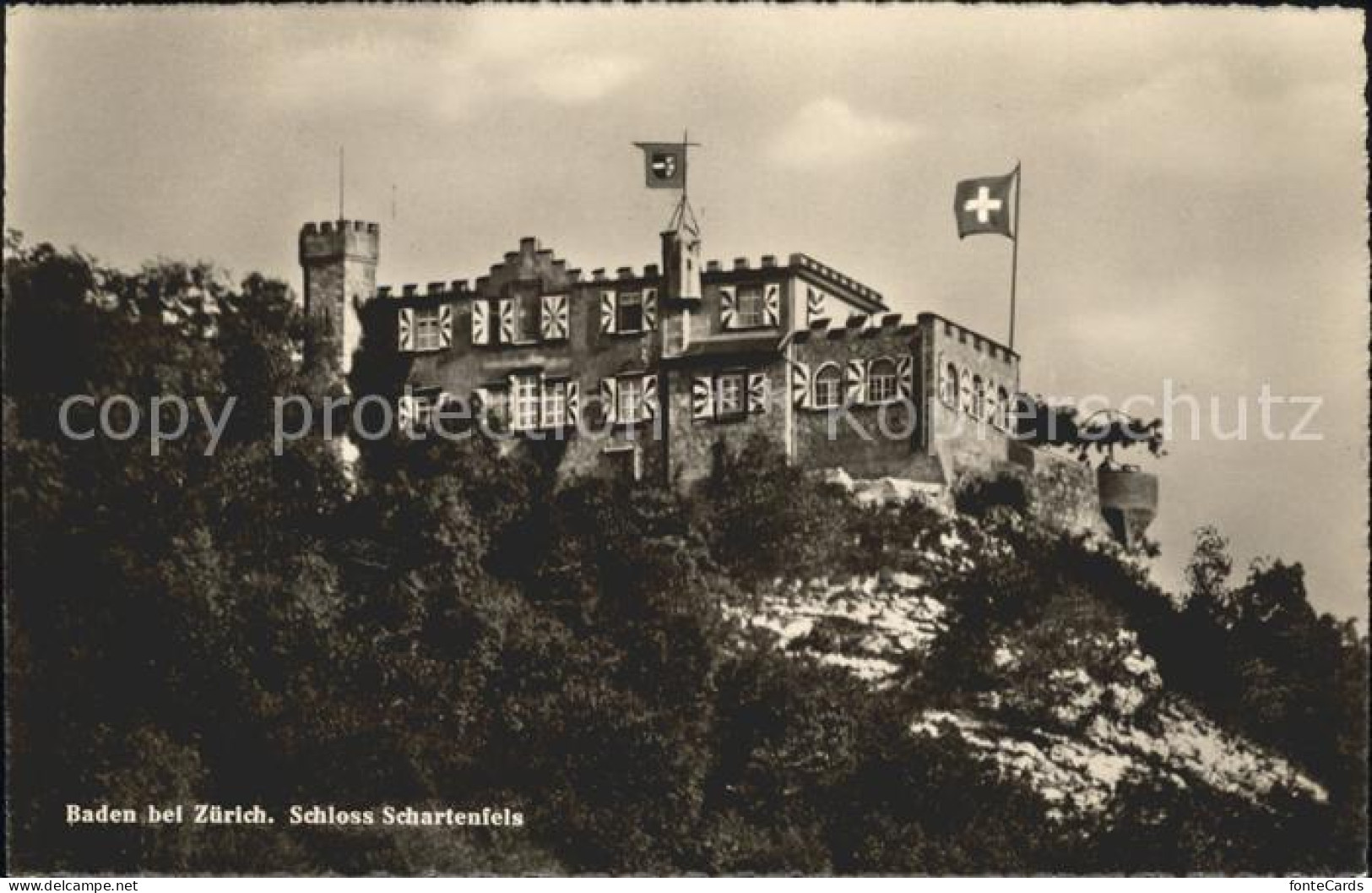 12006612 Baden AG Schloss Schartenfels Baden - Andere & Zonder Classificatie