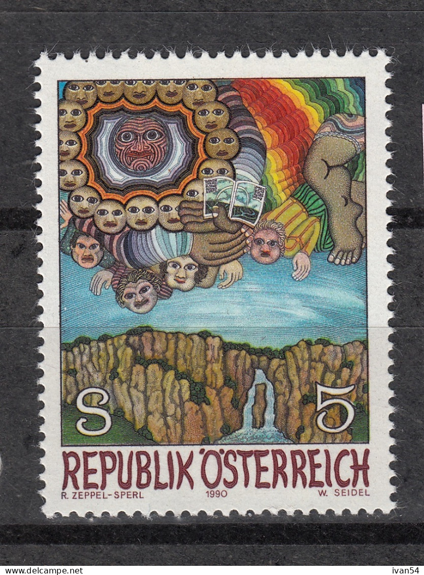 AUSTRIA 1830 ** MNH (1990) – Modern Art : Robert Zeppel-Sperl - Unused Stamps