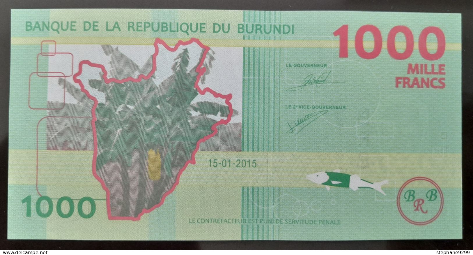 BURUNDI 1000 FRANCS 2015 NEUF/UNC - Burundi