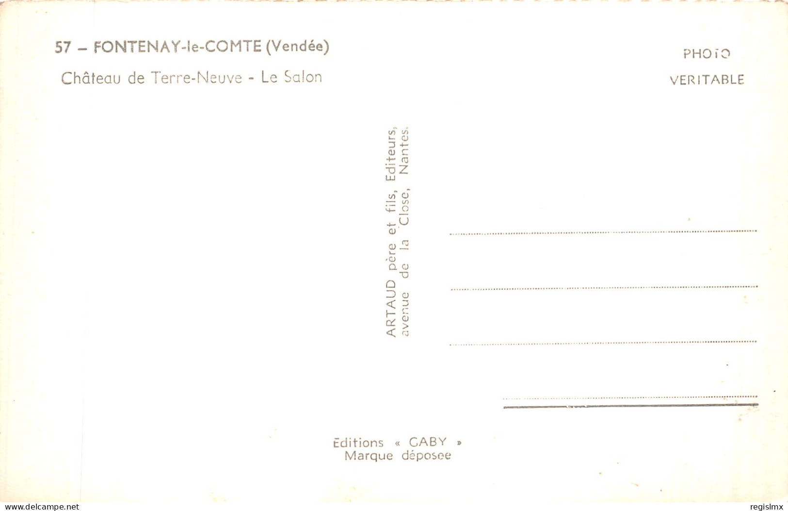 85-FONTENAY LE COMTE-N°T1047-B/0227 - Fontenay Le Comte