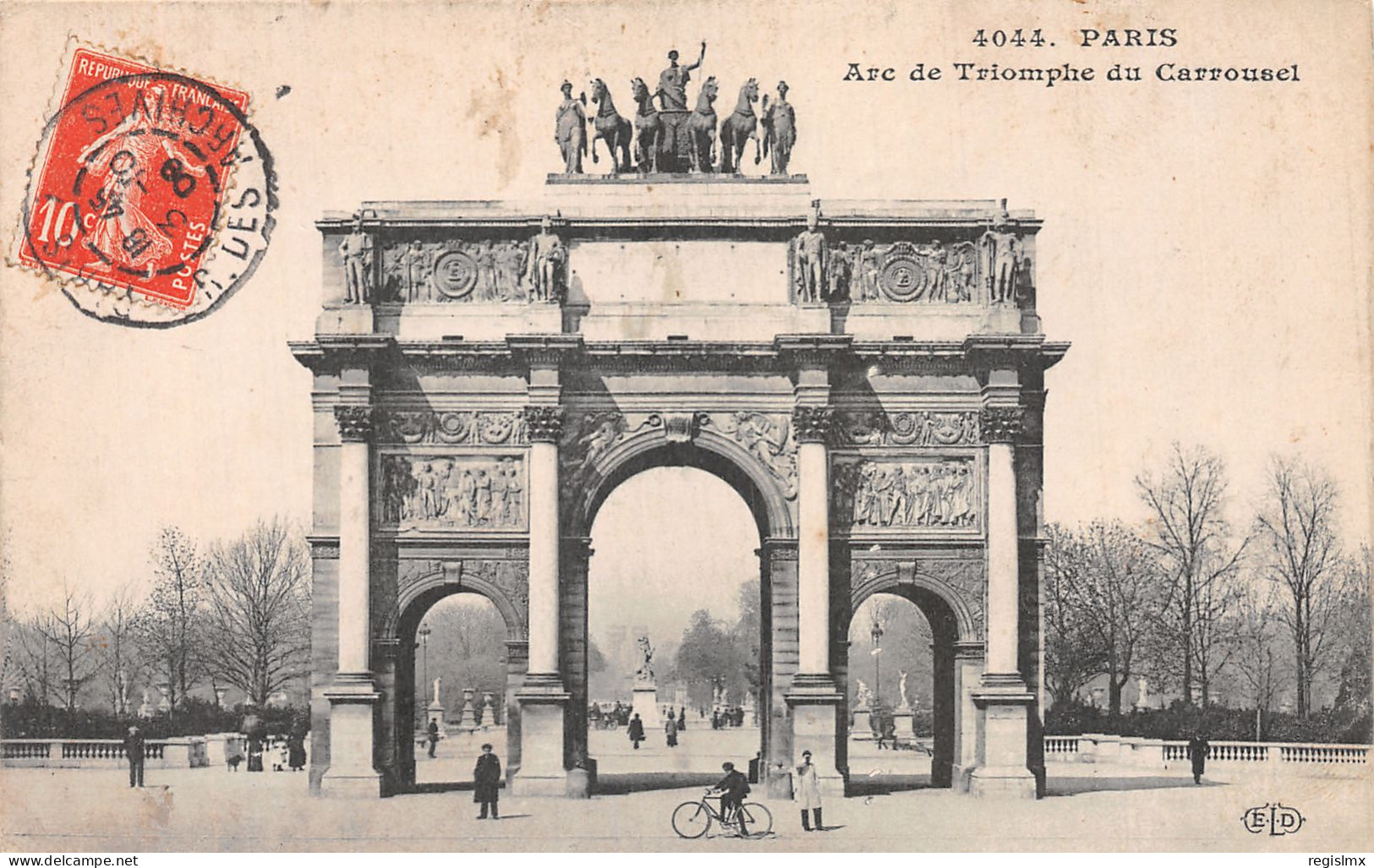 75-PARIS L ARC DE TRIOMPHE DU CARROUSEL-N°T1047-B/0223 - Triumphbogen