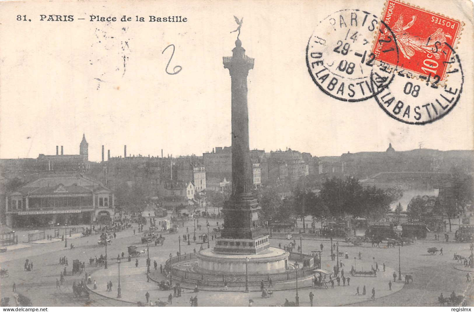 75-PARIS PLACE DE LA BASTILLE-N°T1047-B/0087 - Plätze