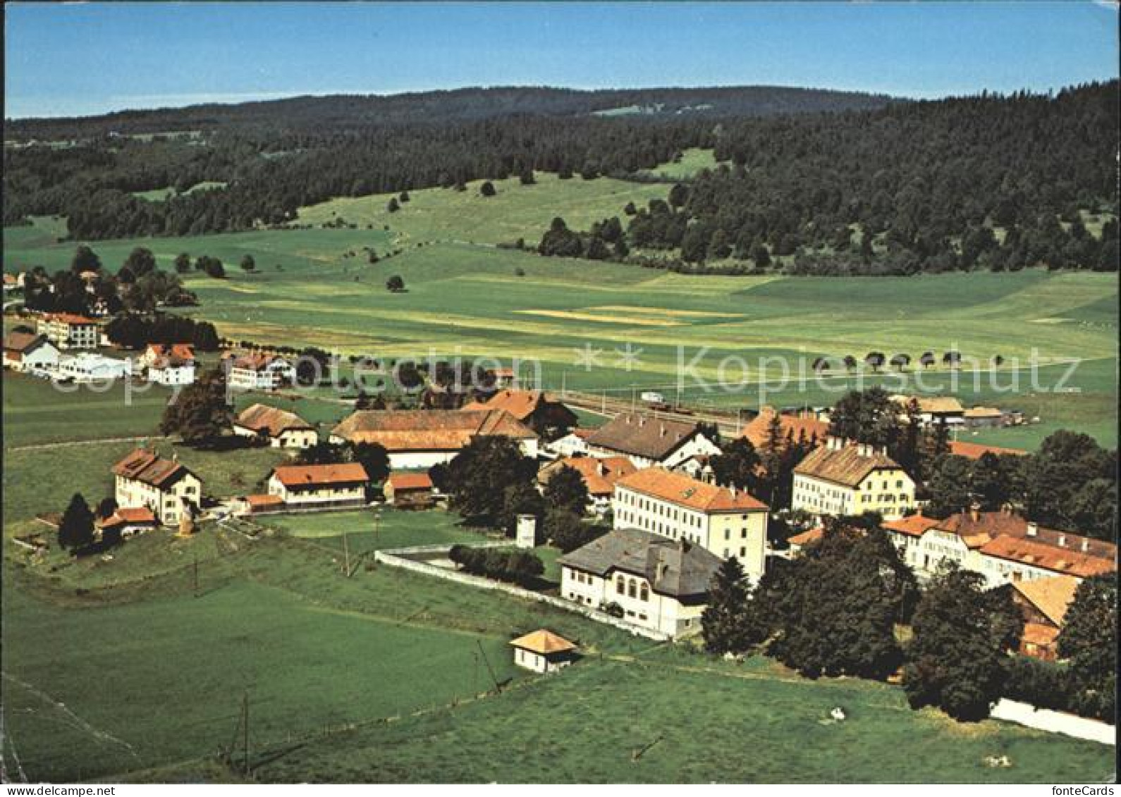 12006440 Les Verrieres Frontiere Franco Suisse Vue Aerienne Les Verrieres - Autres & Non Classés