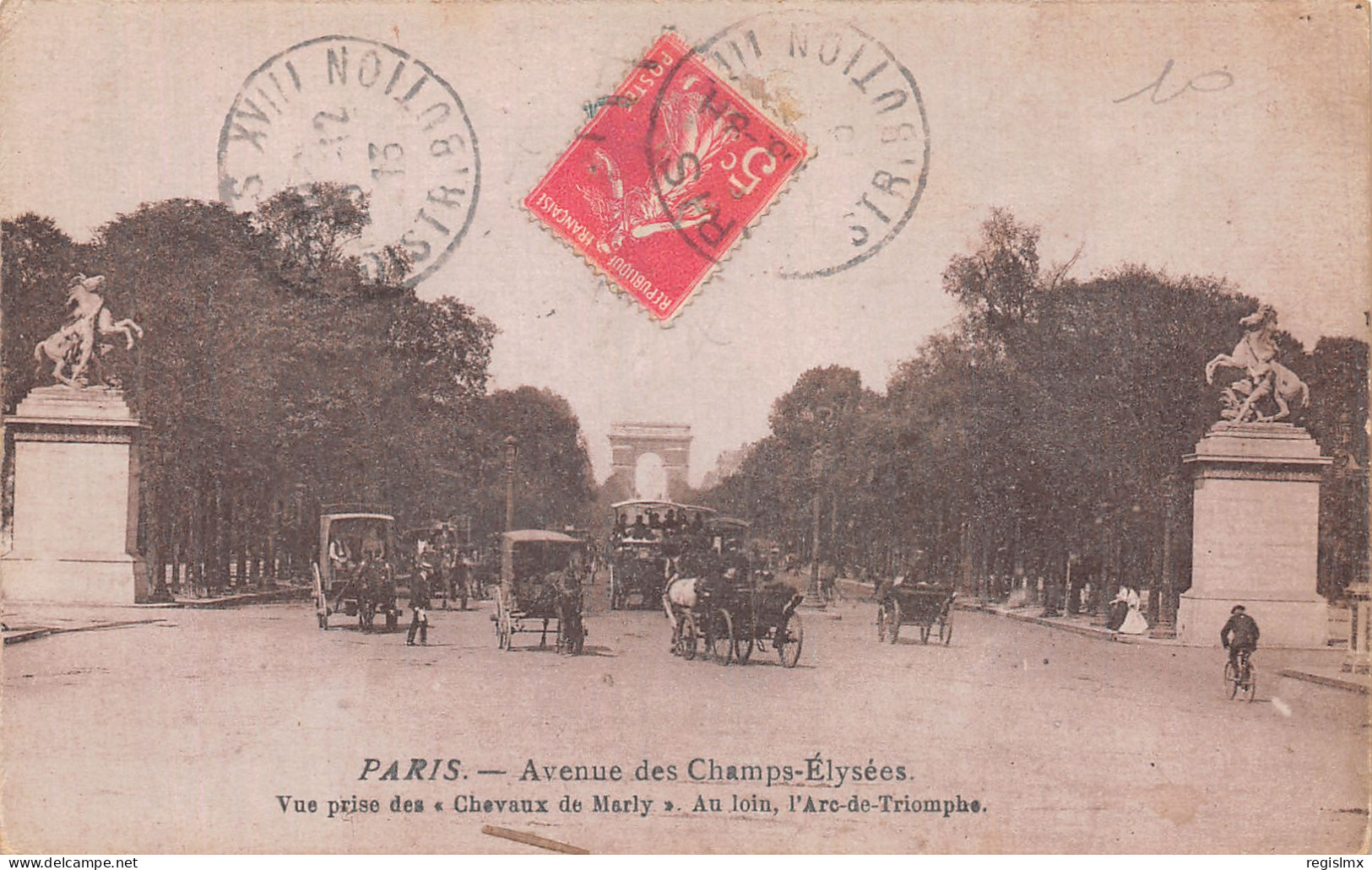 75-PARIS AVENUE DES CHAMPS ELYSEES-N°T1047-A/0321 - Champs-Elysées