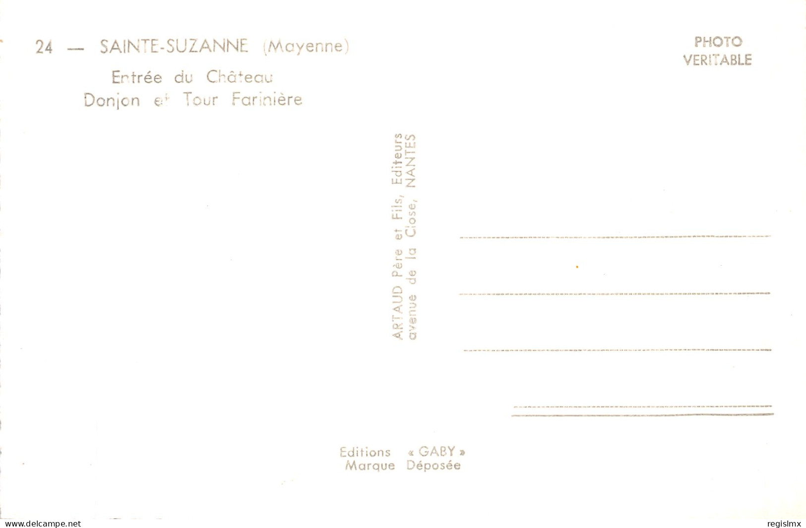 53-SAINTE SUZANNE-N°T1047-F/0207 - Sainte Suzanne