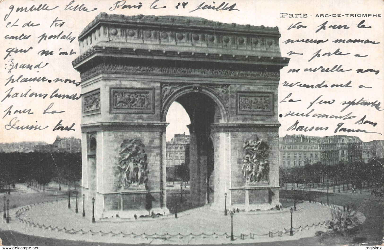 75-PARIS ARC DE TRIOMPHE-N°T1048-D/0137 - Arc De Triomphe