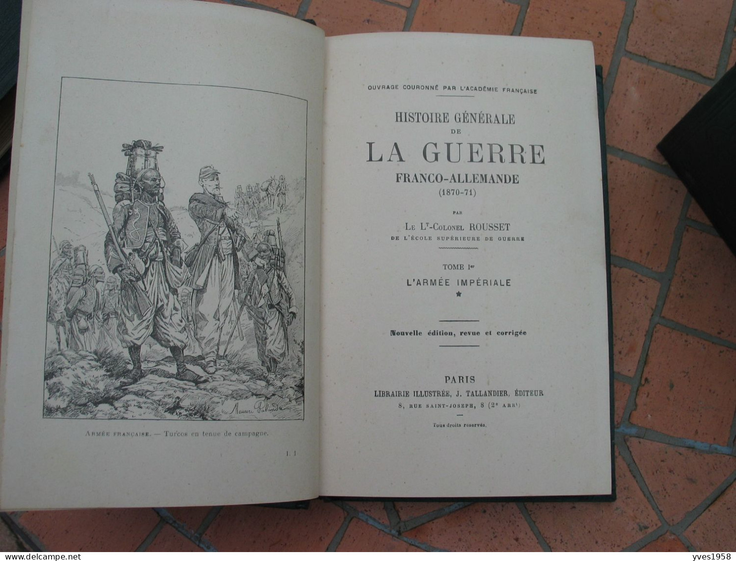 Histoire Générale De La Guerre Franco-Allemande 1870-71 En 6 Volumes + Atlas - French