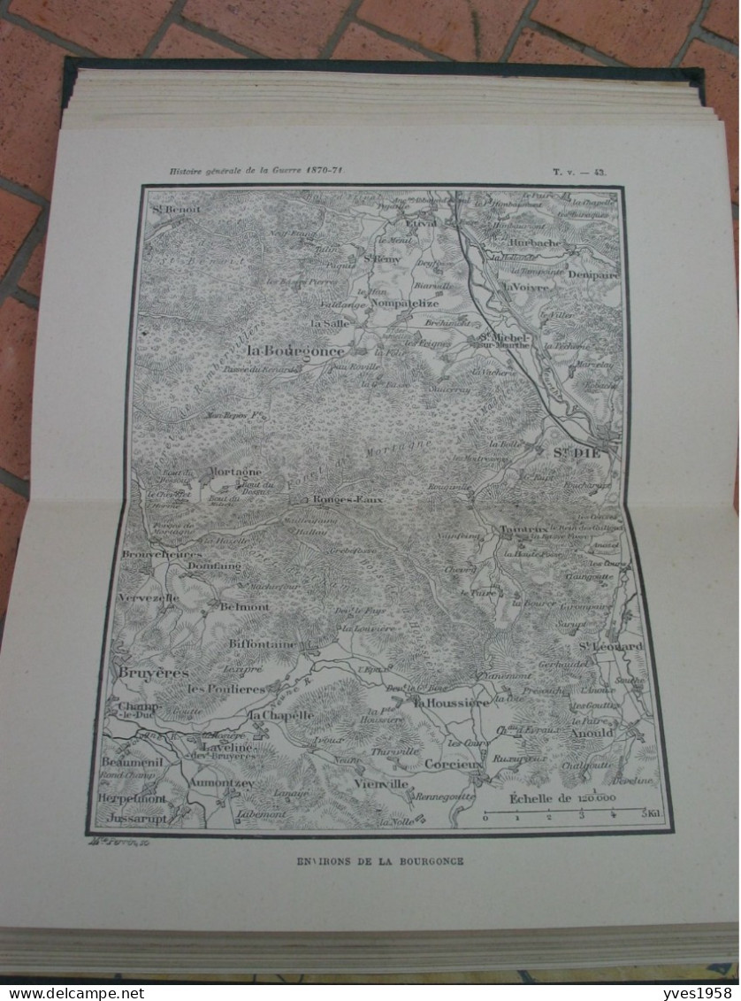 Histoire générale de la guerre Franco-Allemande 1870-71 en 6 volumes + Atlas