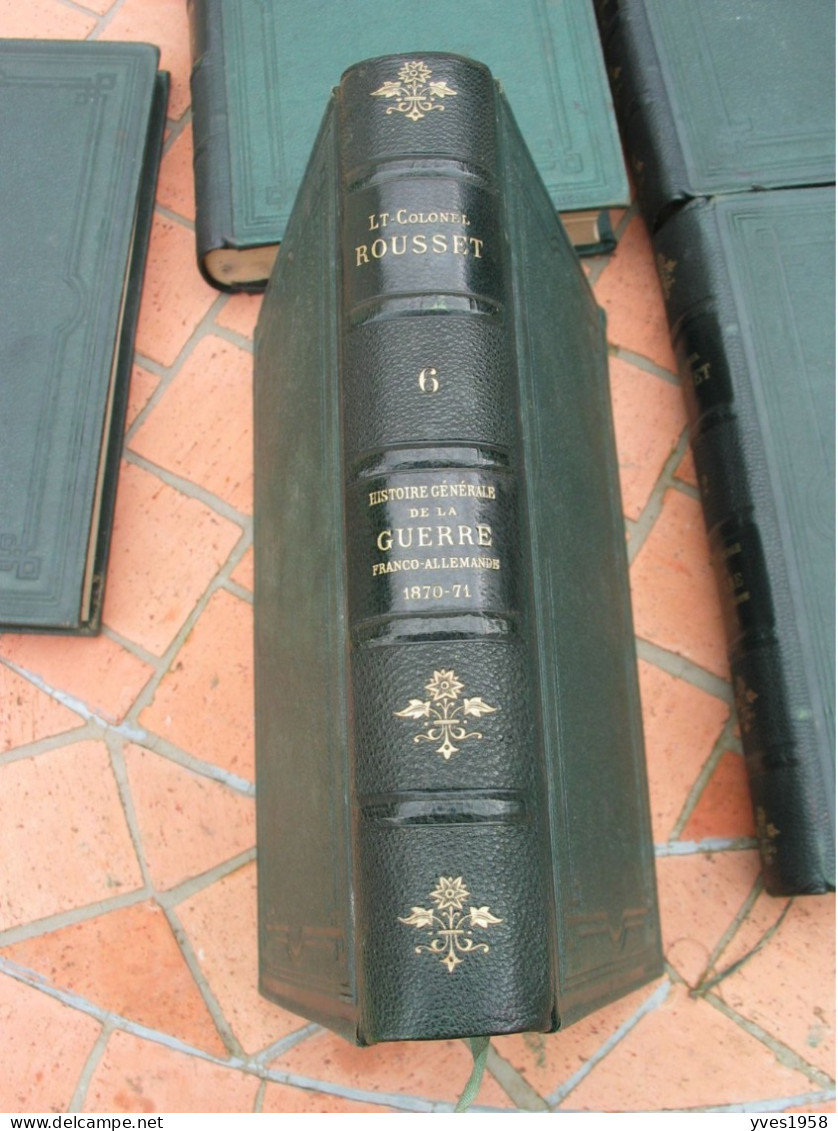 Histoire générale de la guerre Franco-Allemande 1870-71 en 6 volumes + Atlas