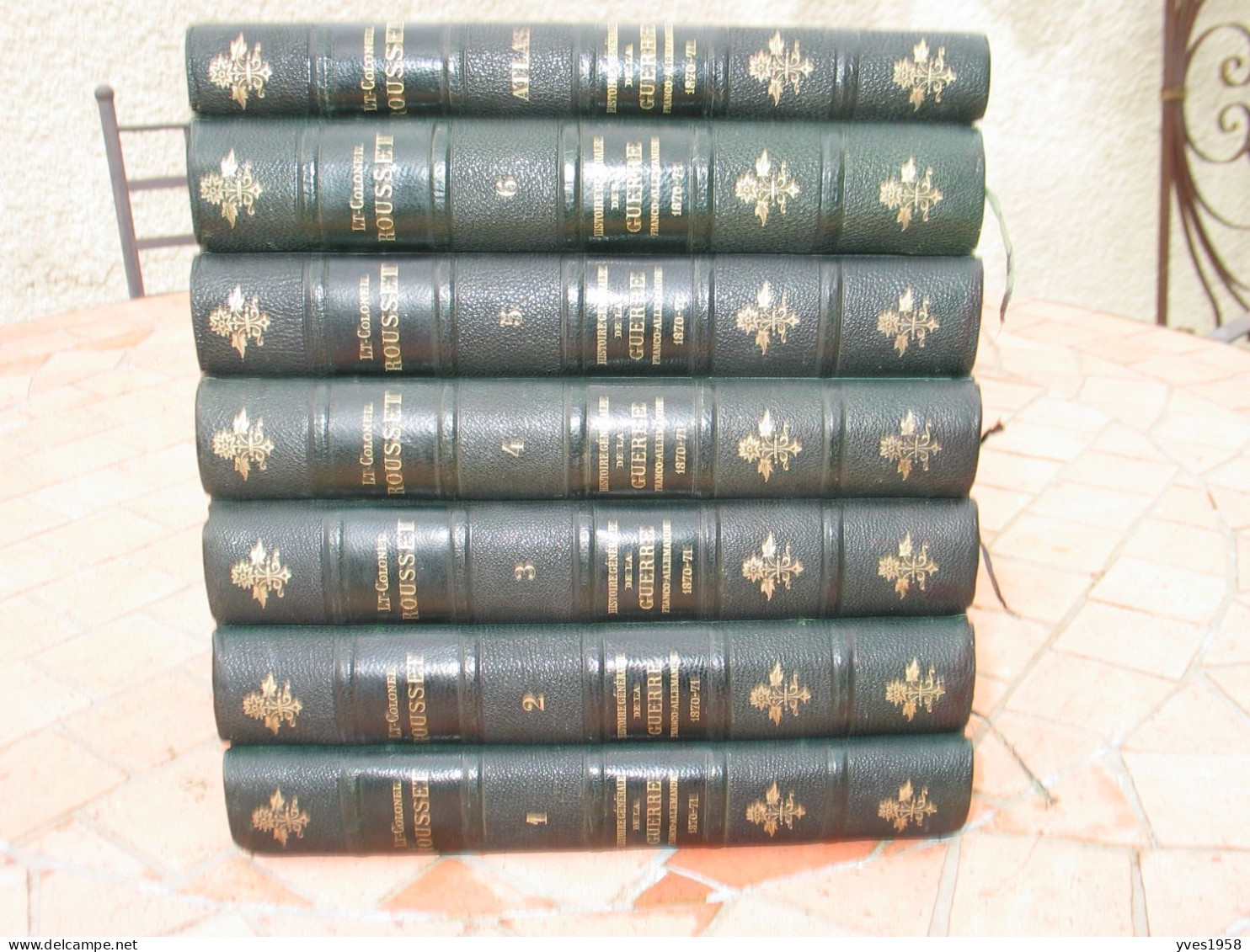 Histoire générale de la guerre Franco-Allemande 1870-71 en 6 volumes + Atlas