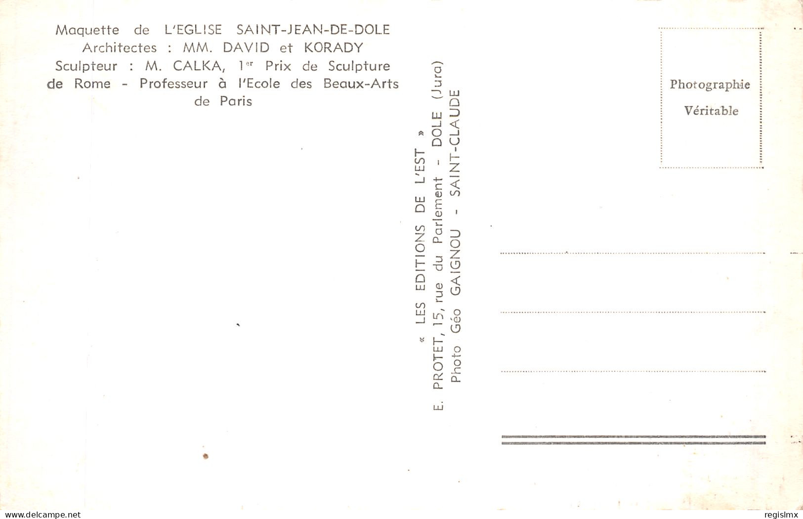 39-SAINT JEAN DE DOLE-N°T1048-H/0141 - Autres & Non Classés