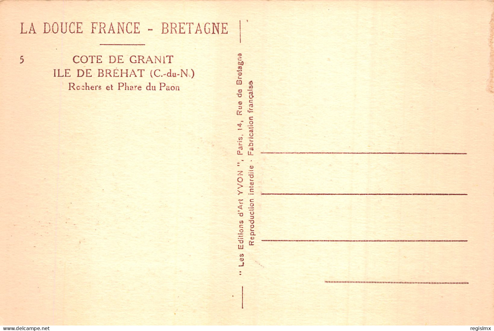 22-ILE DE BREHAT-N°T1048-H/0135 - Ile De Bréhat