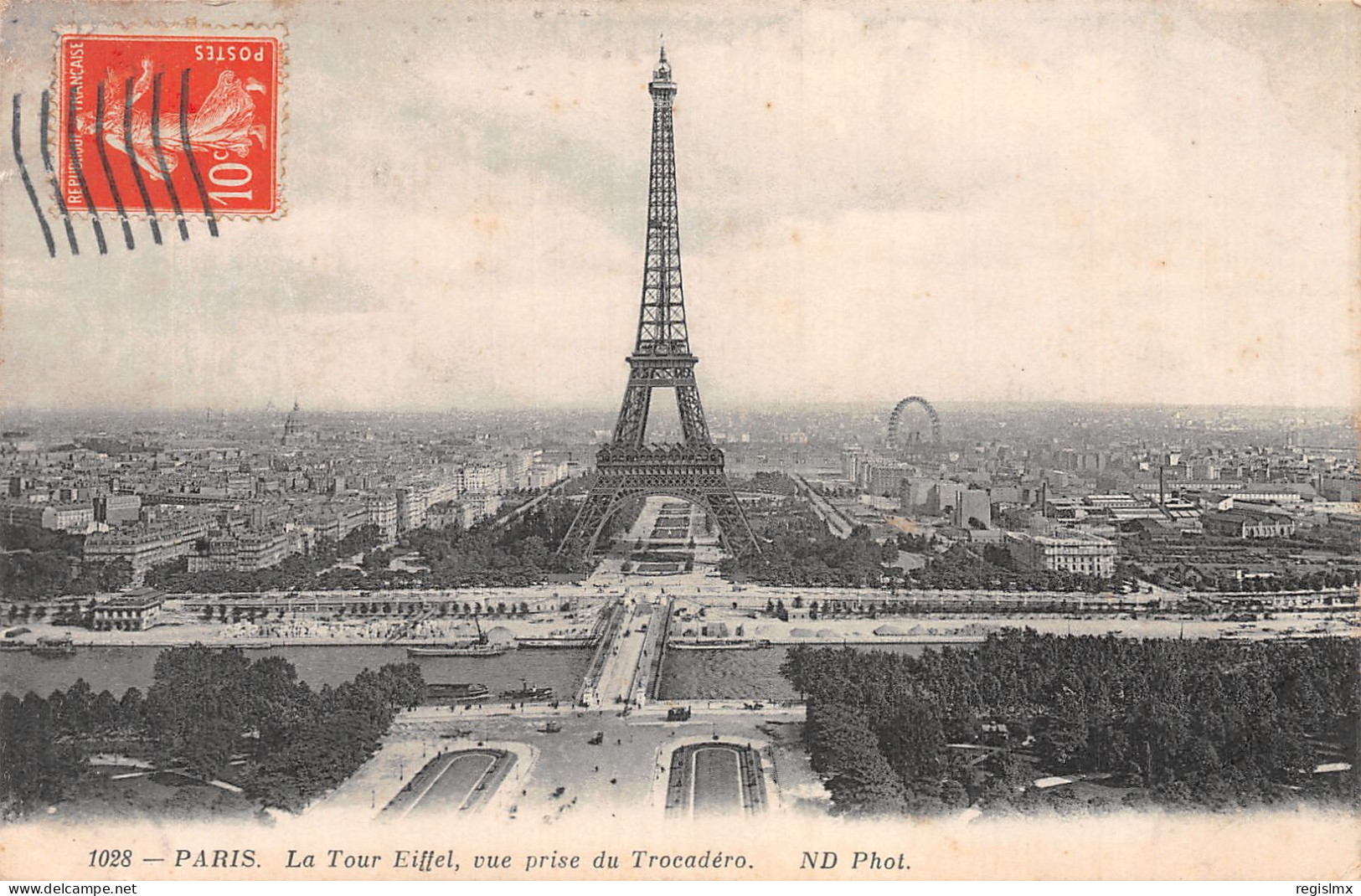 75-PARIS LA TOUR EIFFEL-N°T1049-B/0355 - Tour Eiffel
