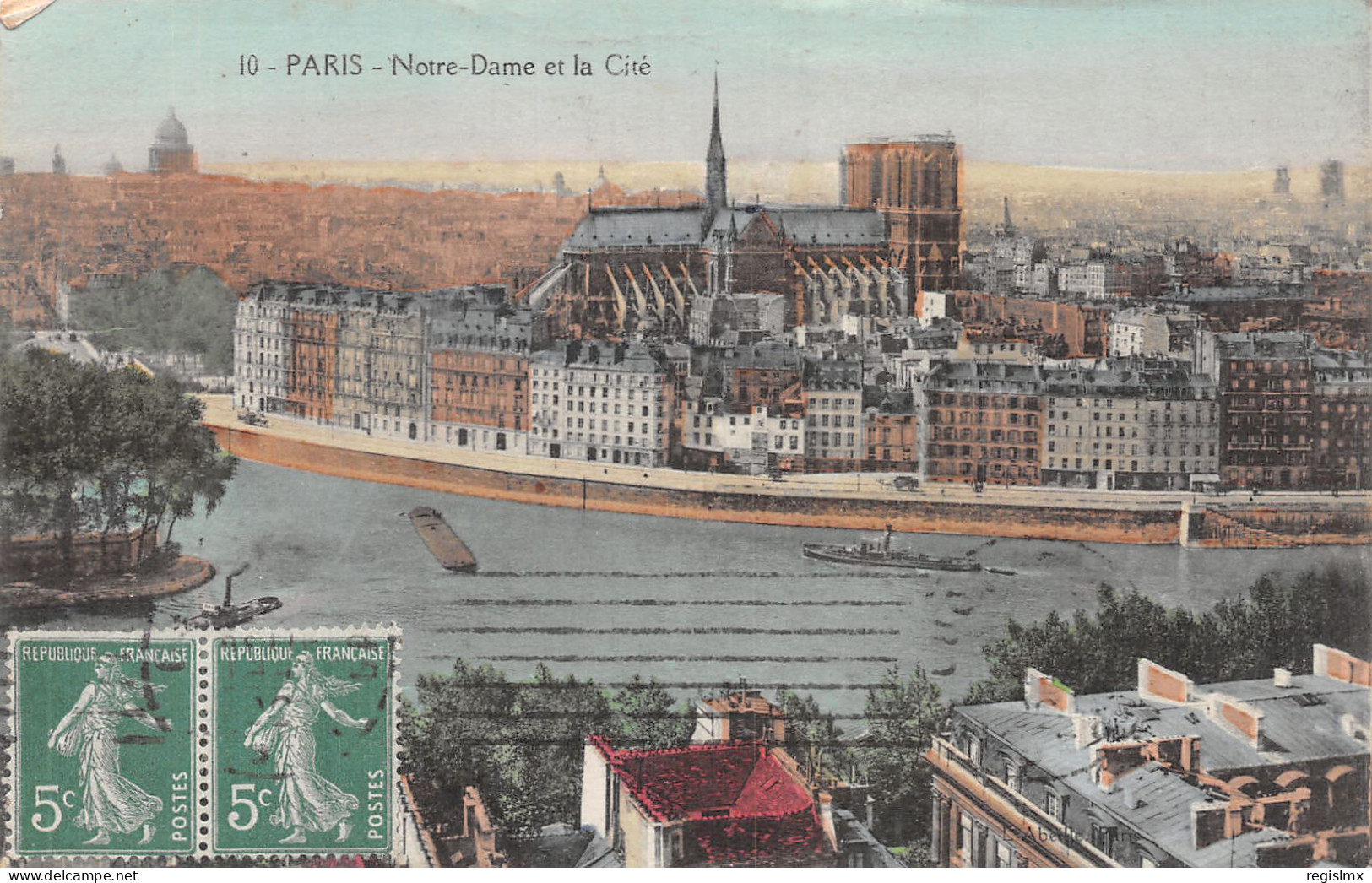 75-PARIS NOTRE DAME ET LA CITE-N°T1049-B/0361 - Notre Dame De Paris
