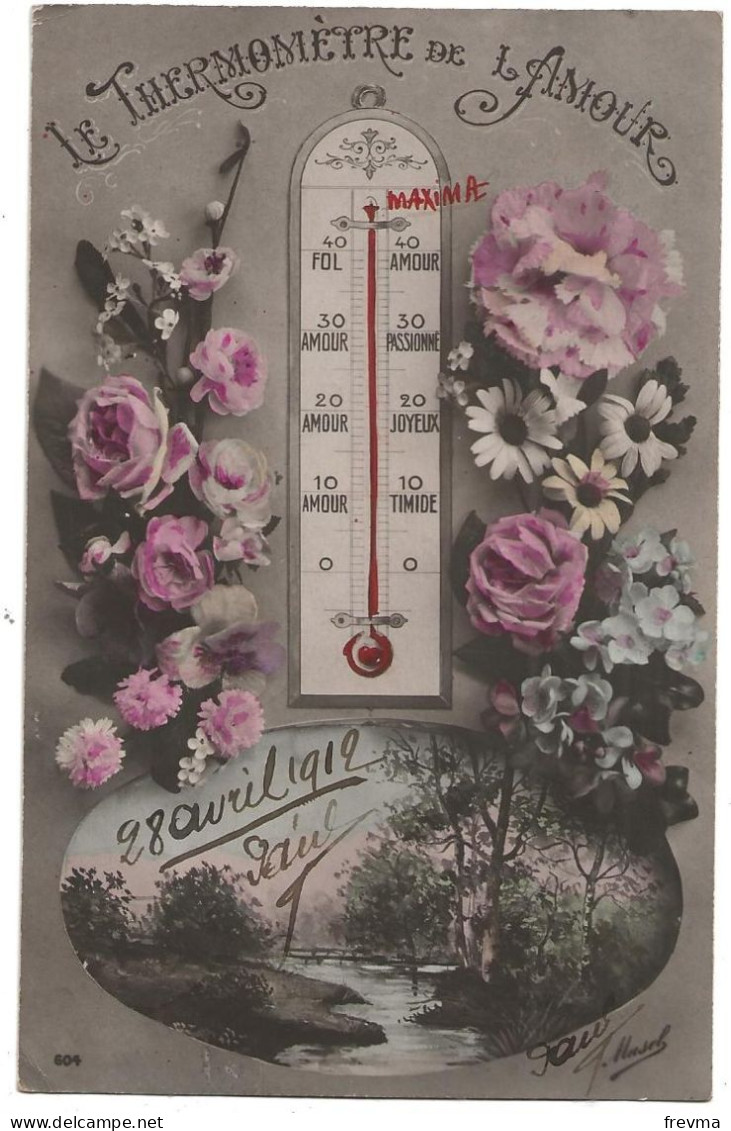 Fantaisie Le Thermometre De L'amour - Other & Unclassified