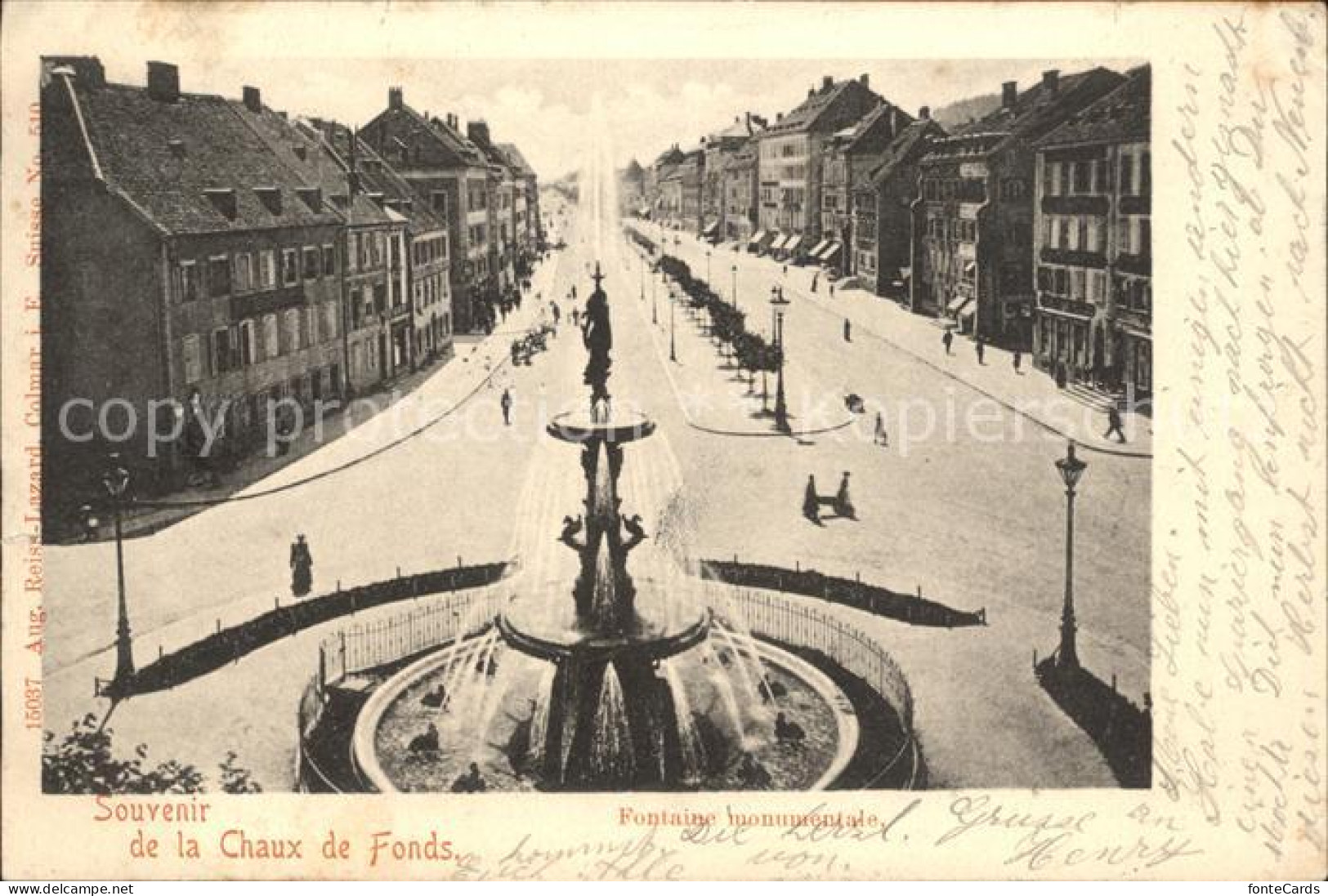 12005813 La Chaux-de-Fonds Fontaine Monumentale La Chaux-de-Fonds - Autres & Non Classés