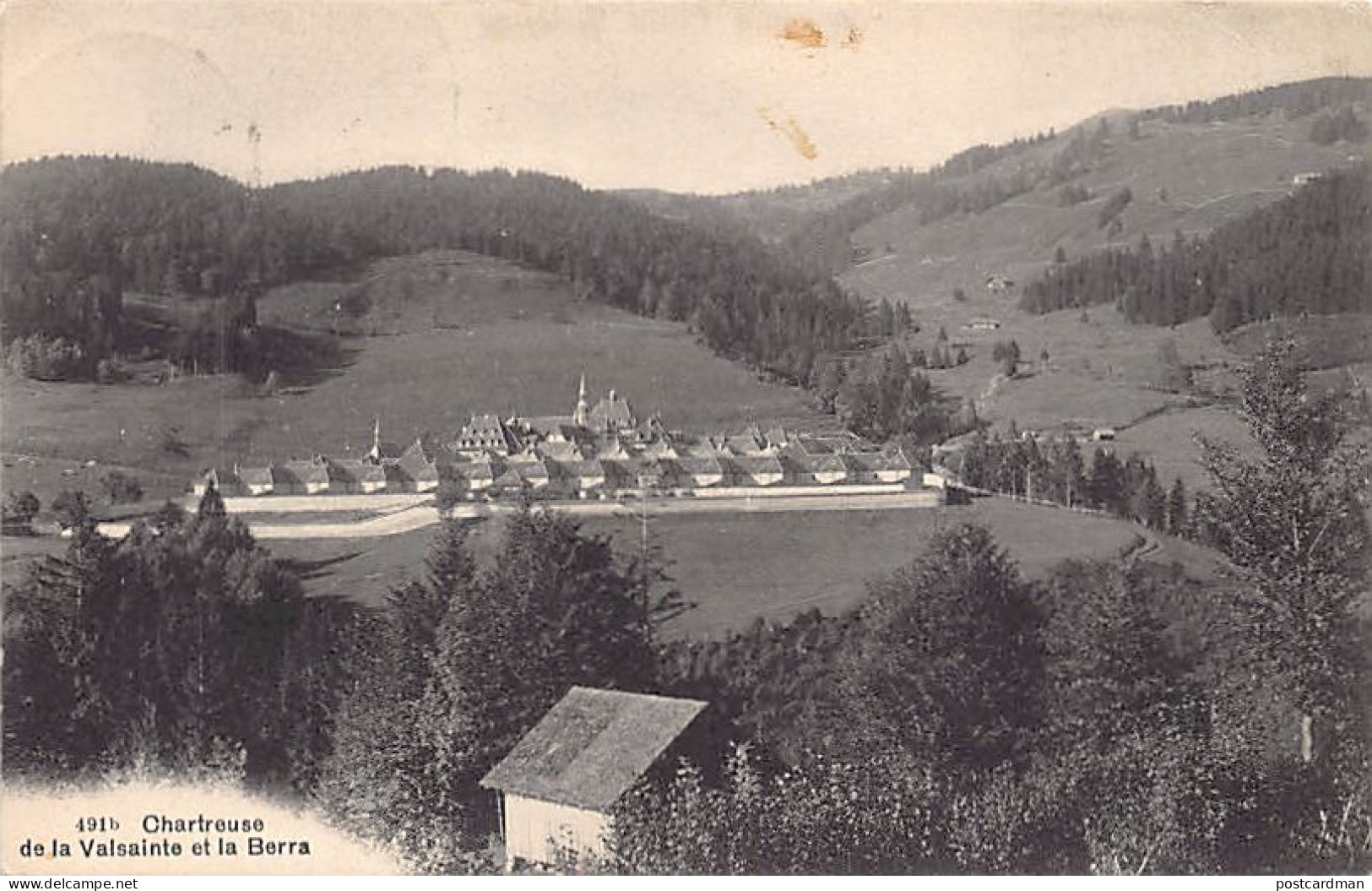 Suisse - Val-de-Charmey (FR) Chartreuse De La Valsainte Et La Berra - Ed. Ch. Morel491b - Autres & Non Classés