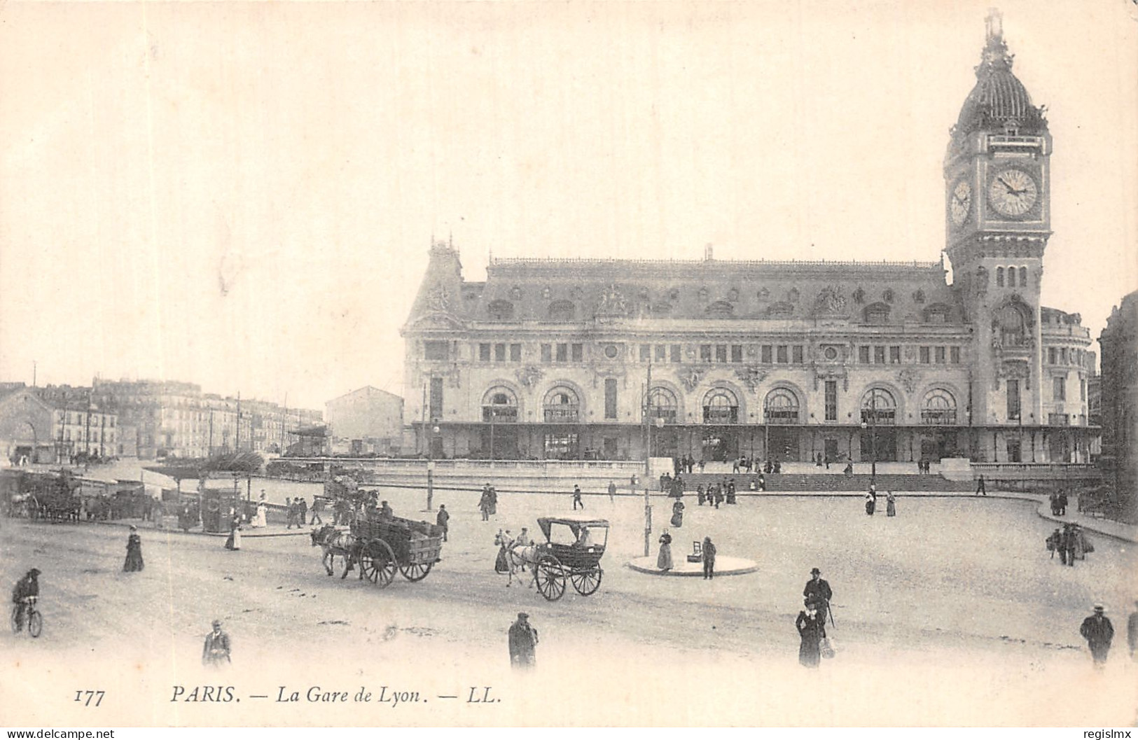 75-PARIS LA GARE DE L EST-N°T1050-E/0123 - Metro, Stations