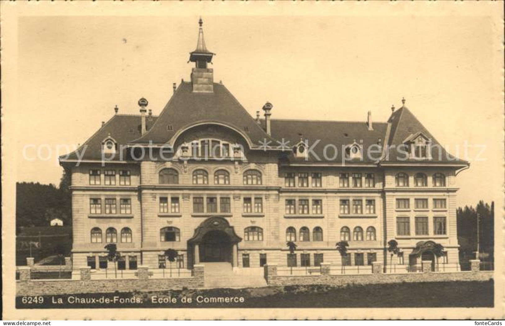 12005801 La Chaux-de-Fonds Ecole De Commerce La Chaux-de-Fonds - Autres & Non Classés