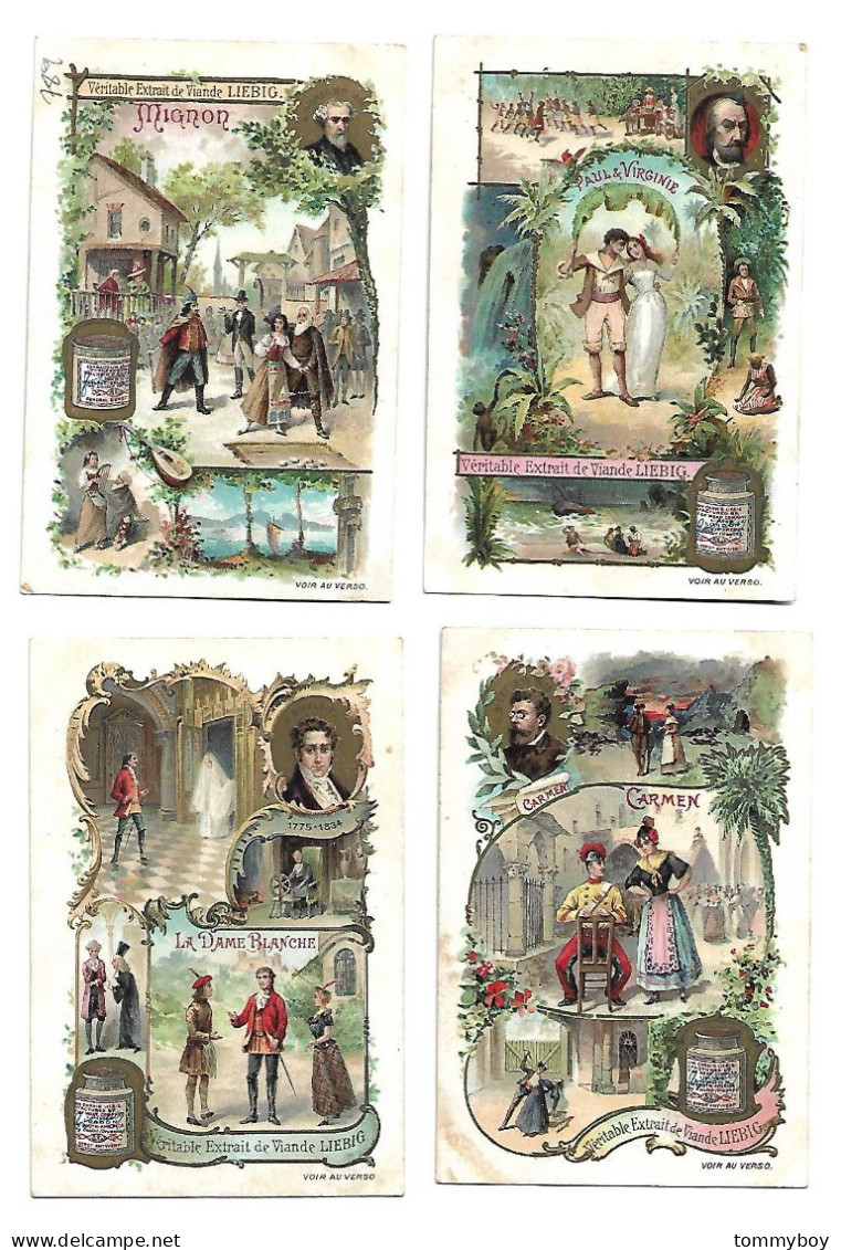 S 789, Liebig 6 Cards, Opéras (stains) (ref B21) - Liebig