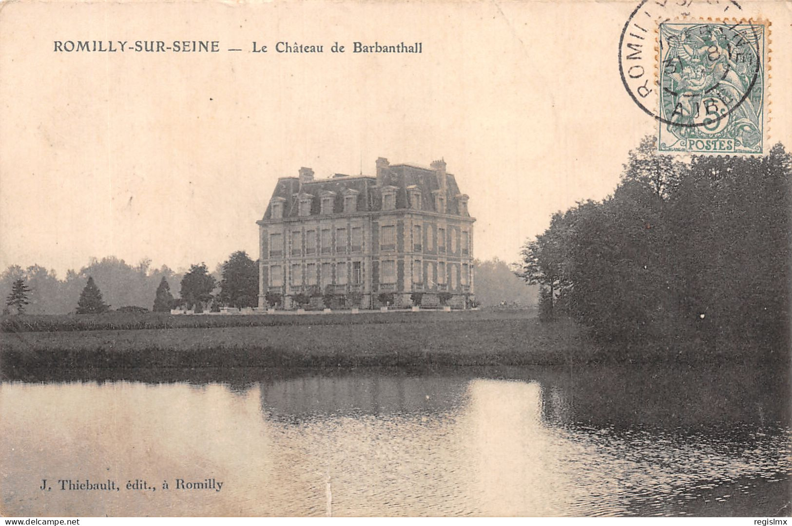 10-ROMILLY SUR SEINE LE CHATEAU DE BARBANTHALL-N°T1050-H/0107 - Romilly-sur-Seine