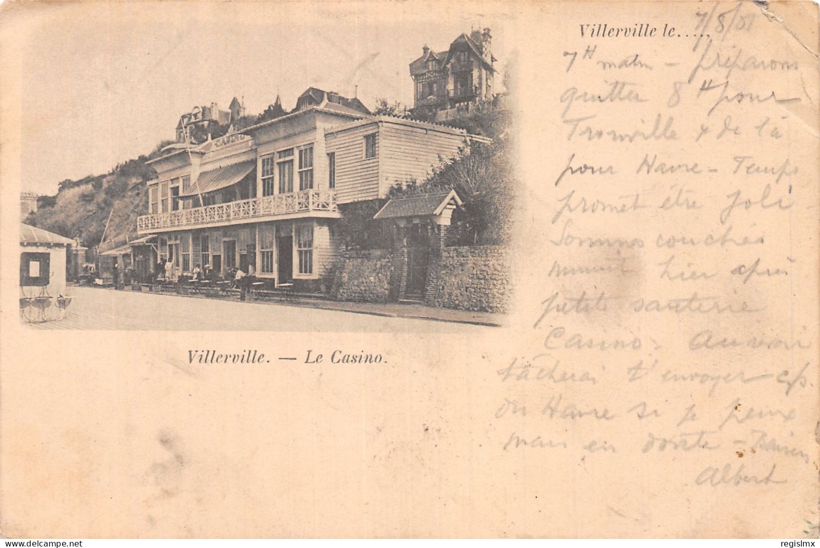 14-VILLERVILLE-N°T1051-C/0371 - Villerville