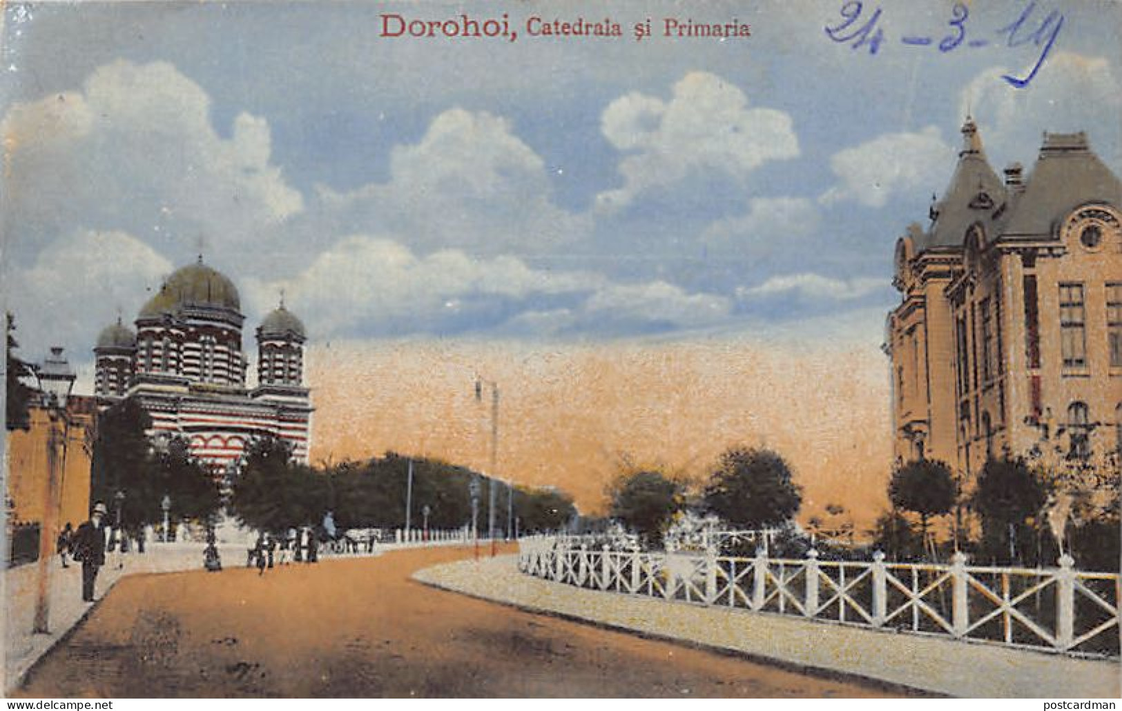 Romania - DOROHOI - Catedrala Si Primaria - Rumänien