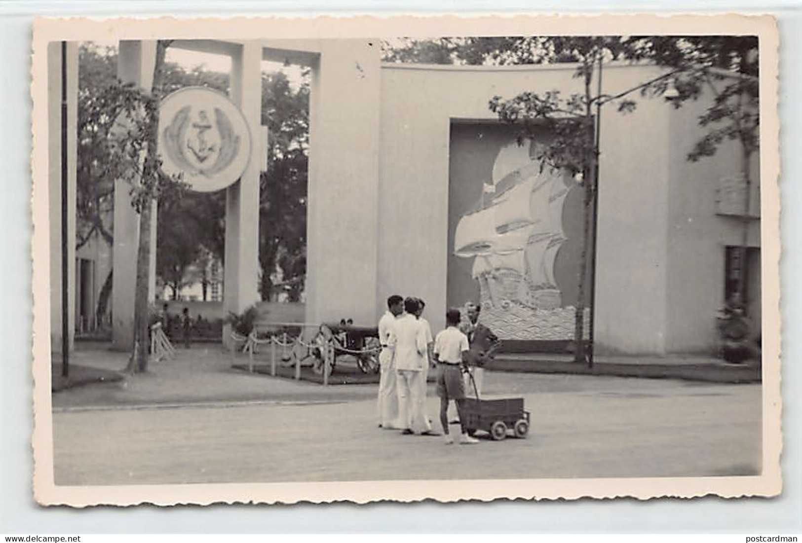 Viet-Nam - SAÏGON - Pavillon De La Marine à La Foire-Exposition De 1943 - PHOTO FORMAT CARTE POSTALE - Vietnam