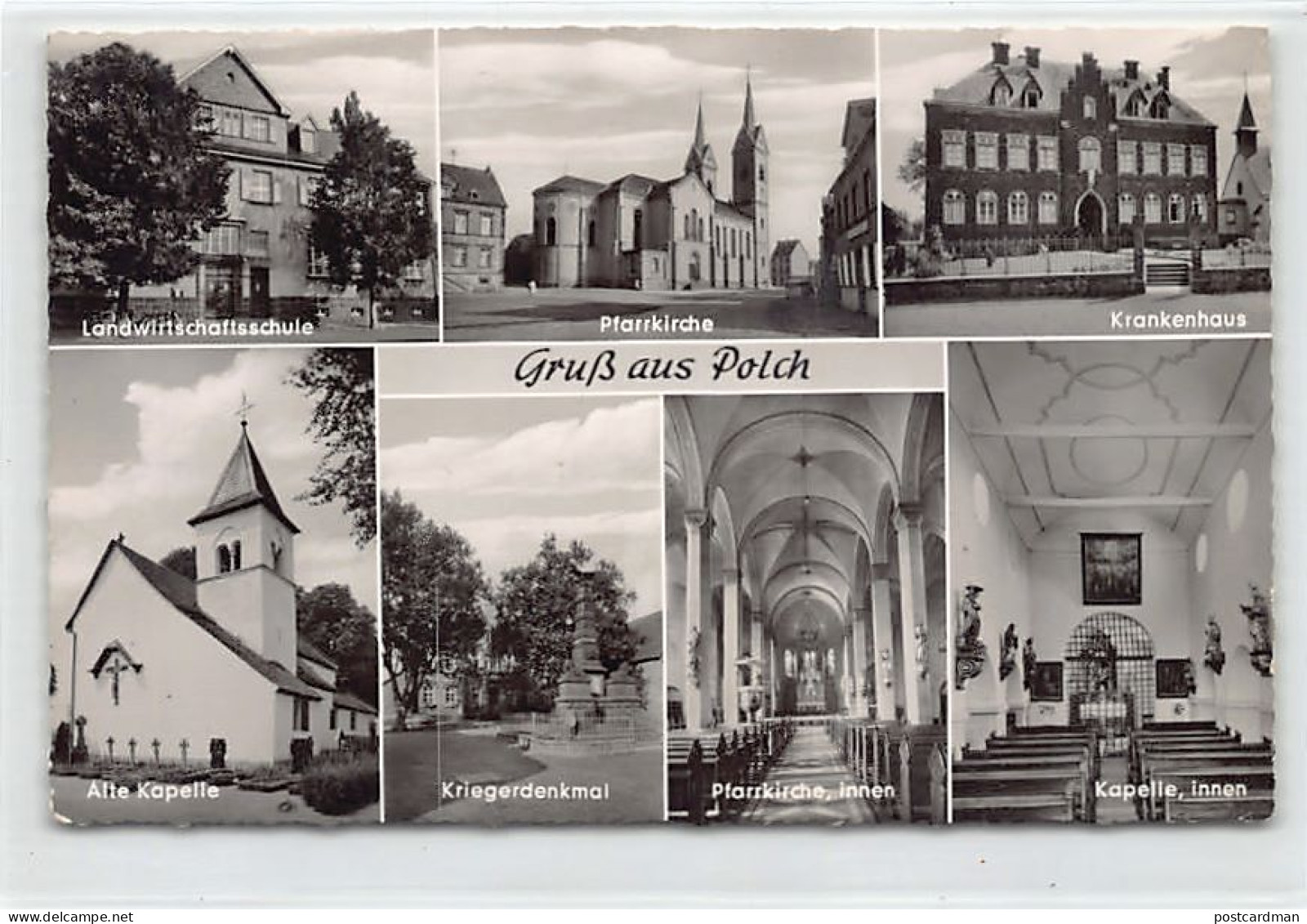 Deutschland - POLCH (RP) Krankenhaus - Kriegerdenkmal - Pfarrkirche - Landwirtschaftsschule - Alte Kapelle - Autres & Non Classés