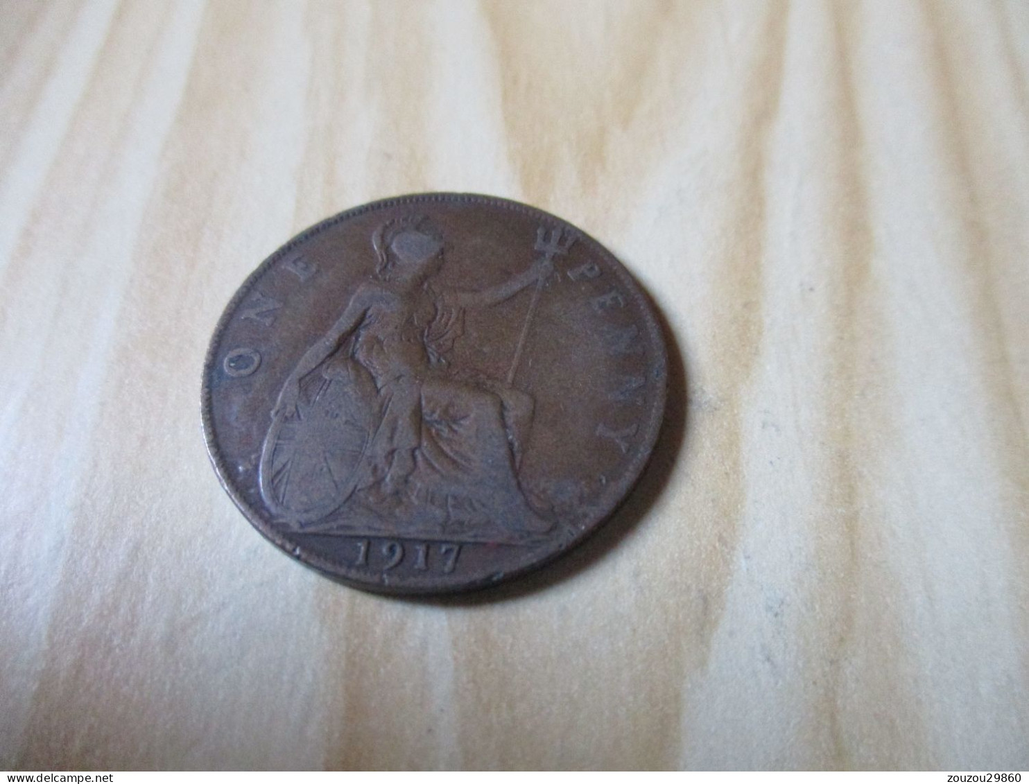 Grande-Bretagne - One Penny George V 1917.N°701. - D. 1 Penny