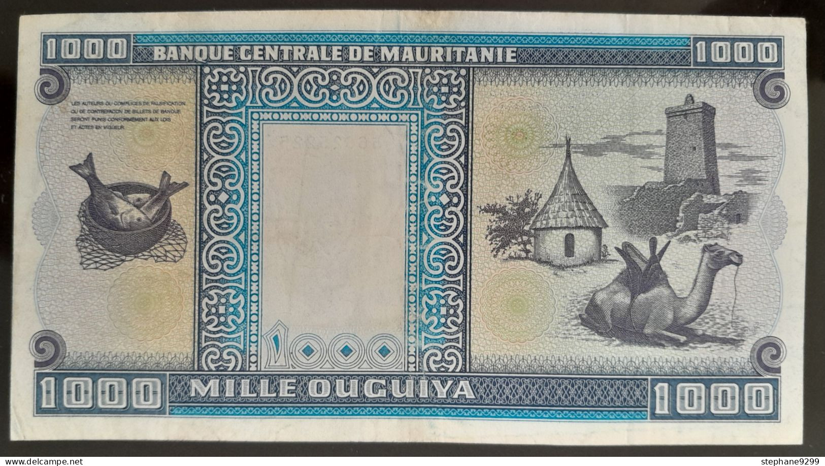 MAURITANIE 1000 OUGUIYA 1993 - Mauritania