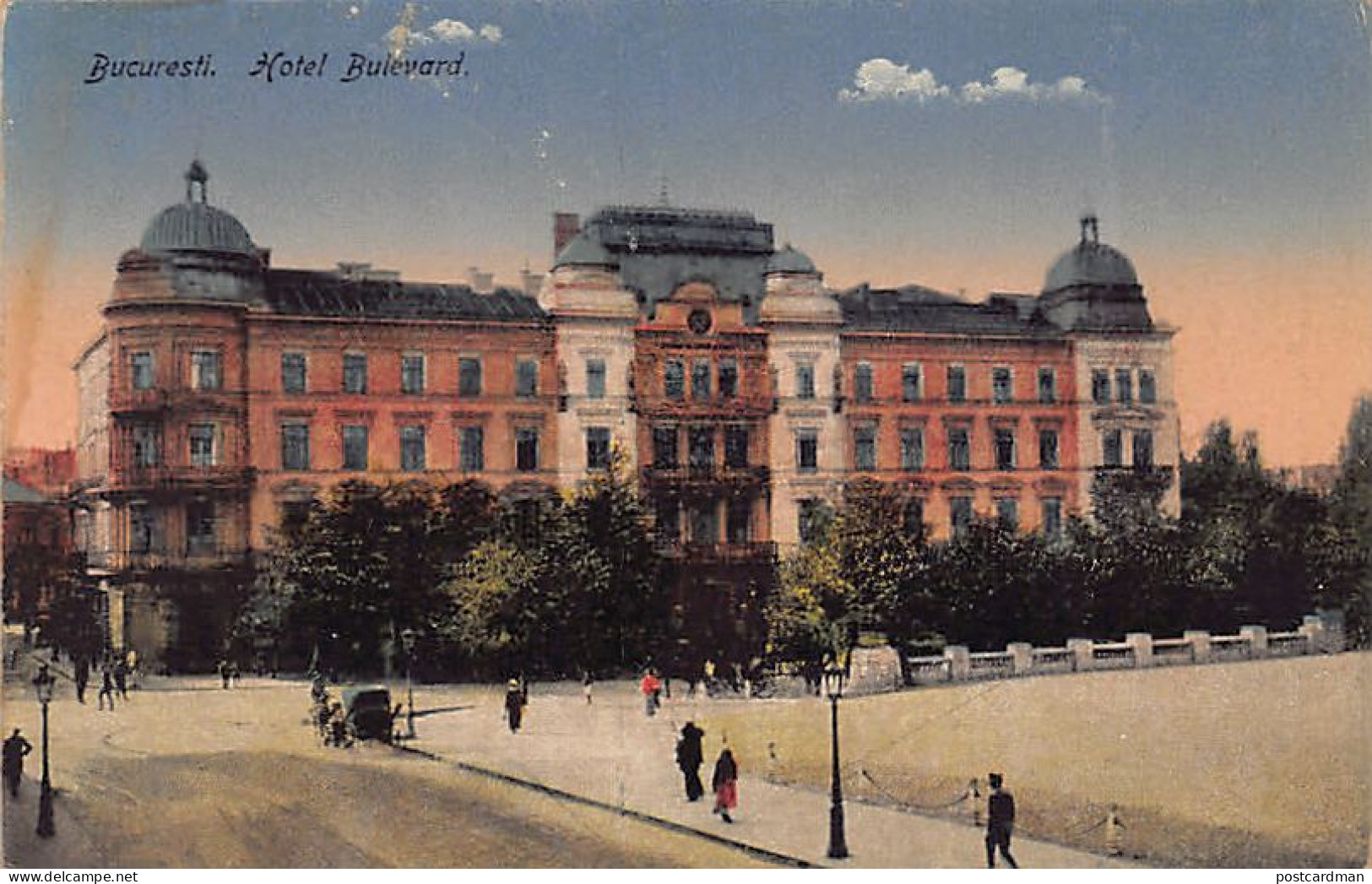 Romania - BUCUREȘTI - Hotel Bulevard - Ed. R. O. David & M. Saraga - Rumania