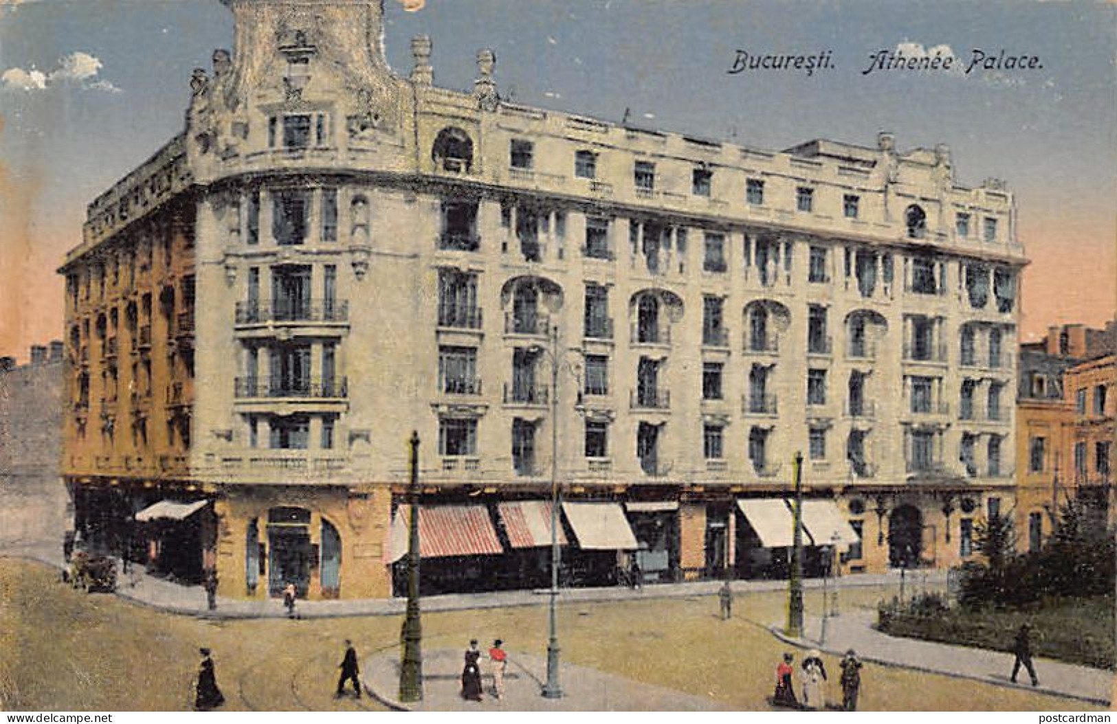 Romania - BUCUREȘTI - Athenée Palace Hotel - Ed. R. O. David & M. Saraga - Rumania