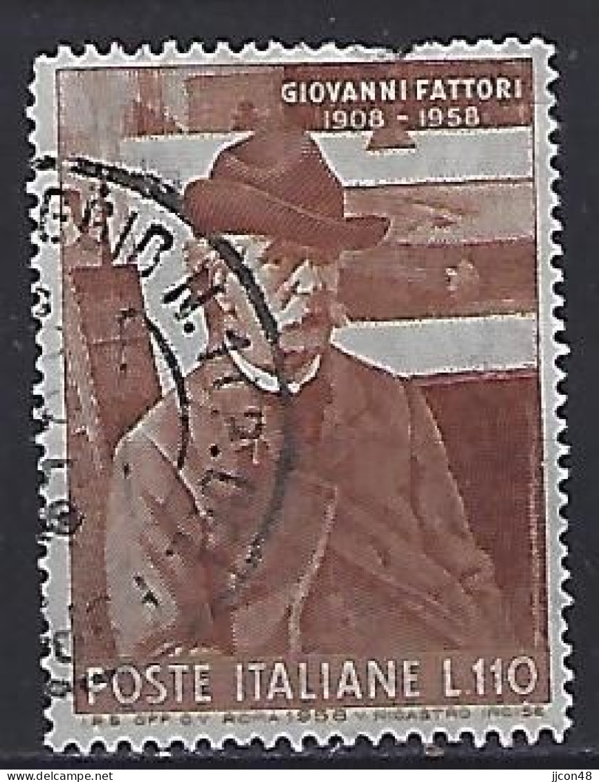 Italy 1958  Giovanni Fattori  (o) Mi.1013 - 1946-60: Gebraucht