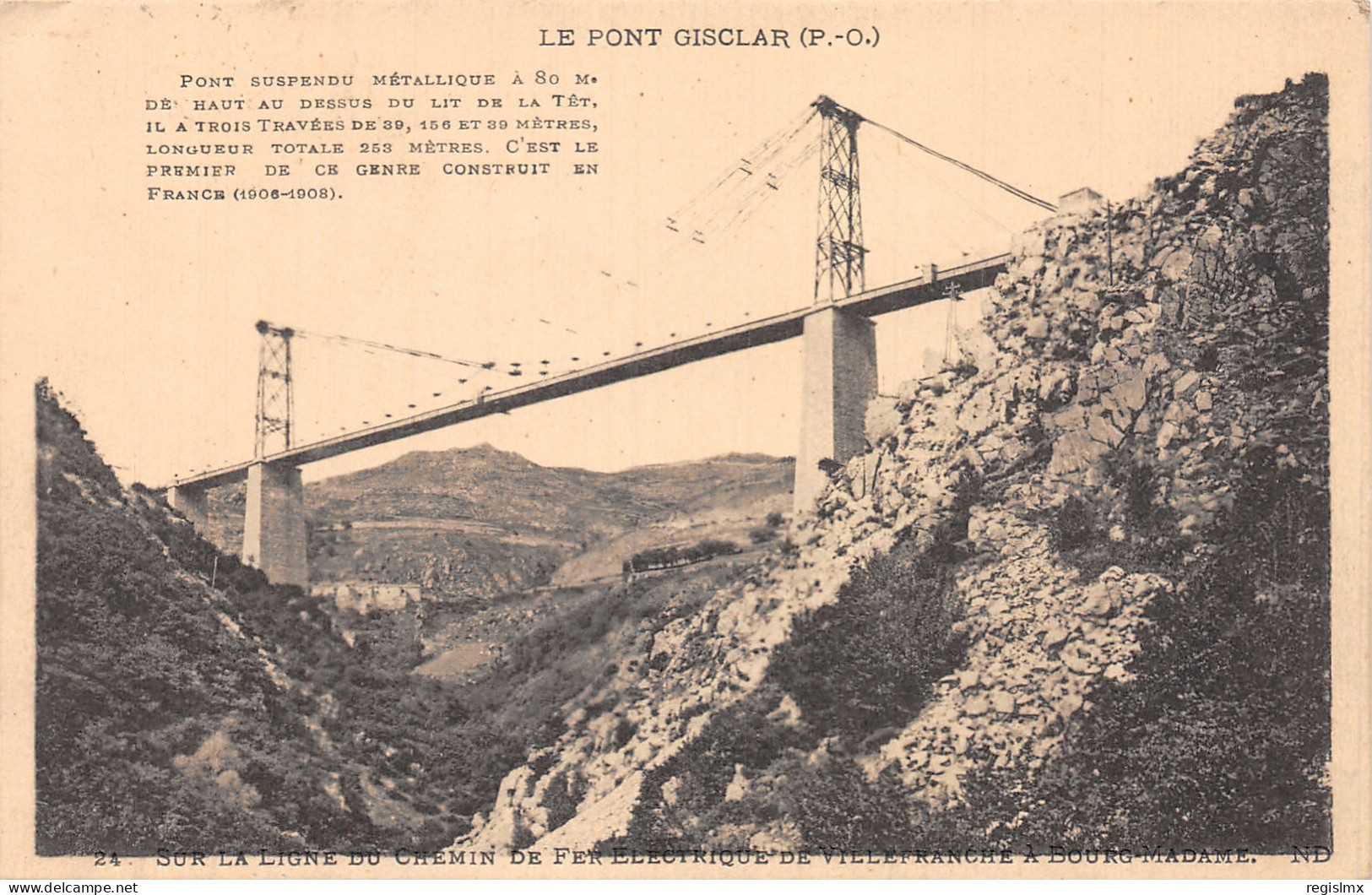 66-LE PONT GISCLAR-N°T1052-F/0323 - Other & Unclassified