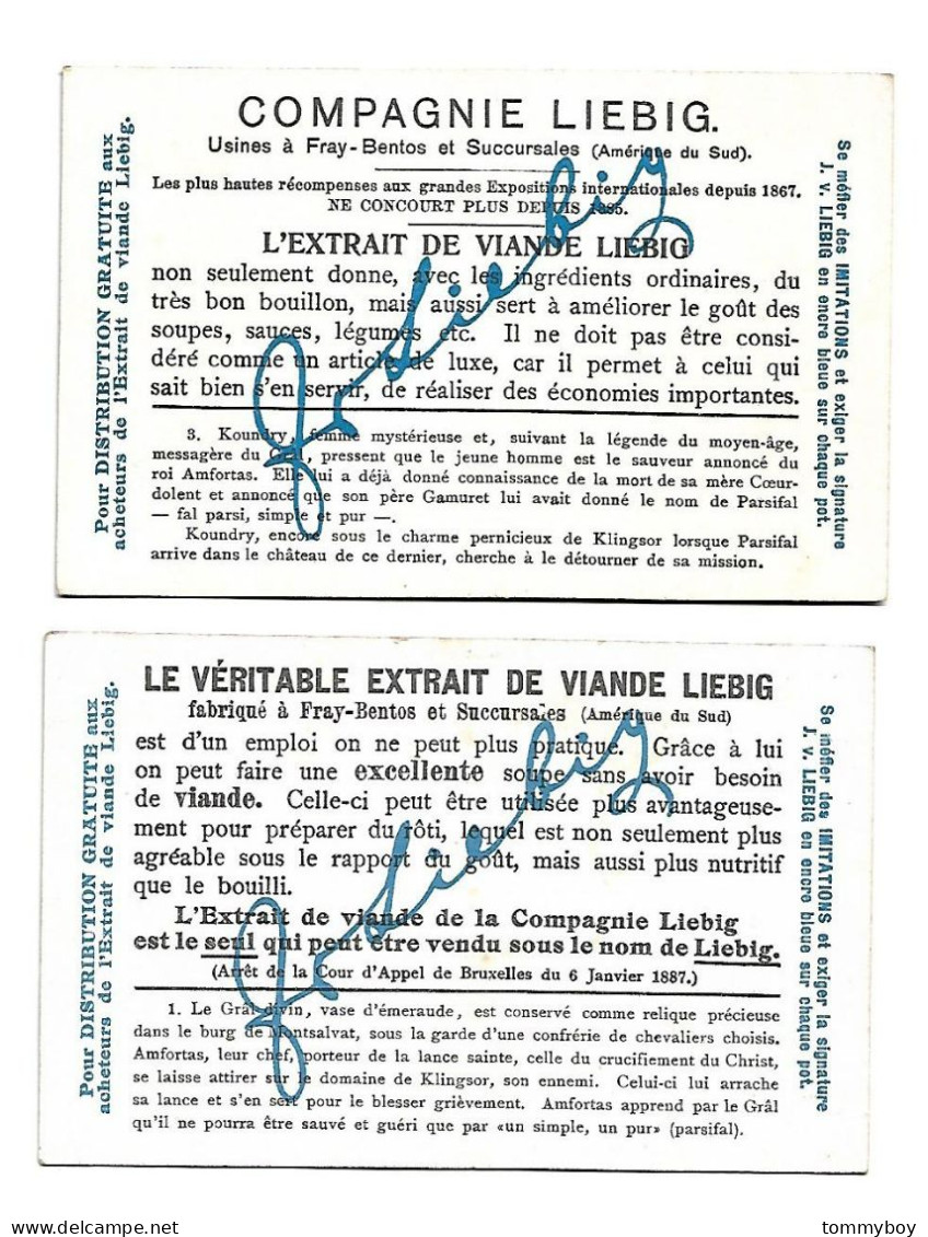 S 788 , Liebig 6 Cards, Parsifal Opera Wagner (ref B21) - Liebig