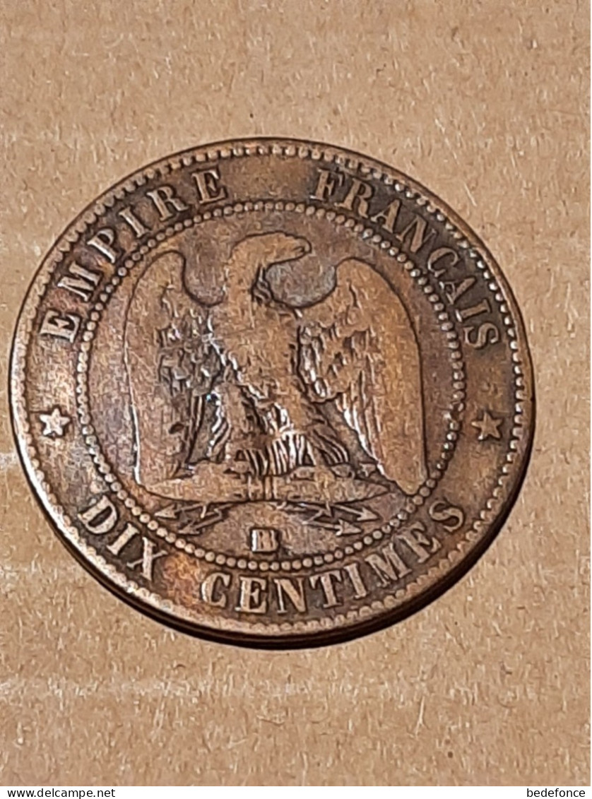 Monnaie - France - Napoléon III - Empire Français - 10 Centimes - 1862 - 10 Centimes