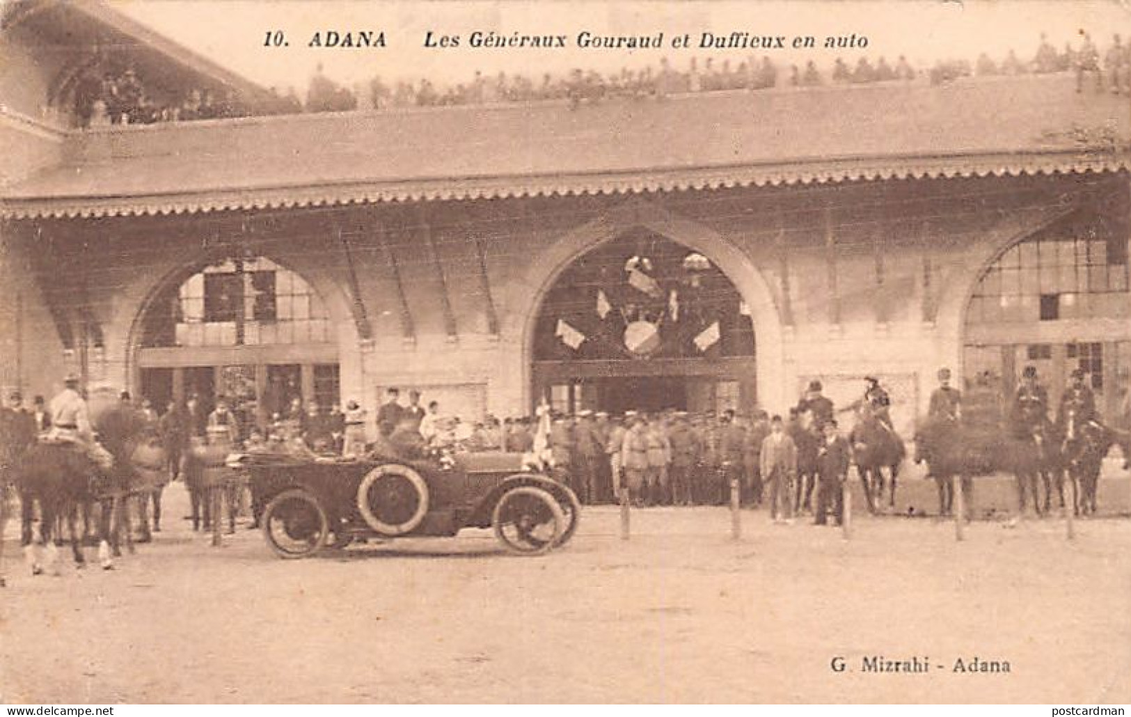 Turkey - ADANA - French Generals Gouraud & Duffieux At The Railway Station - Turkish War Of Independence Southern Front  - Türkei